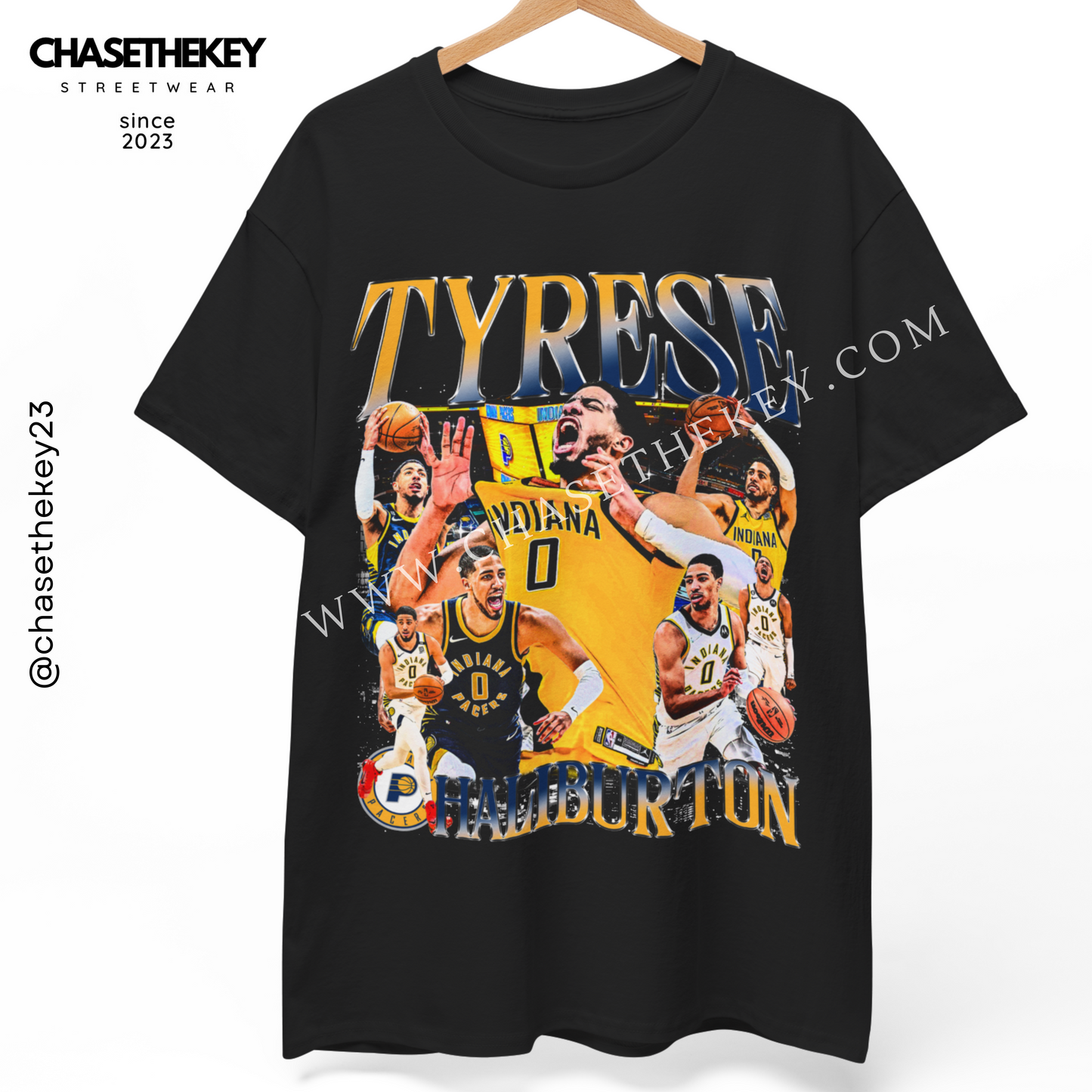 Tyrese Haliburton Indiana Pacers graphic T-shirt