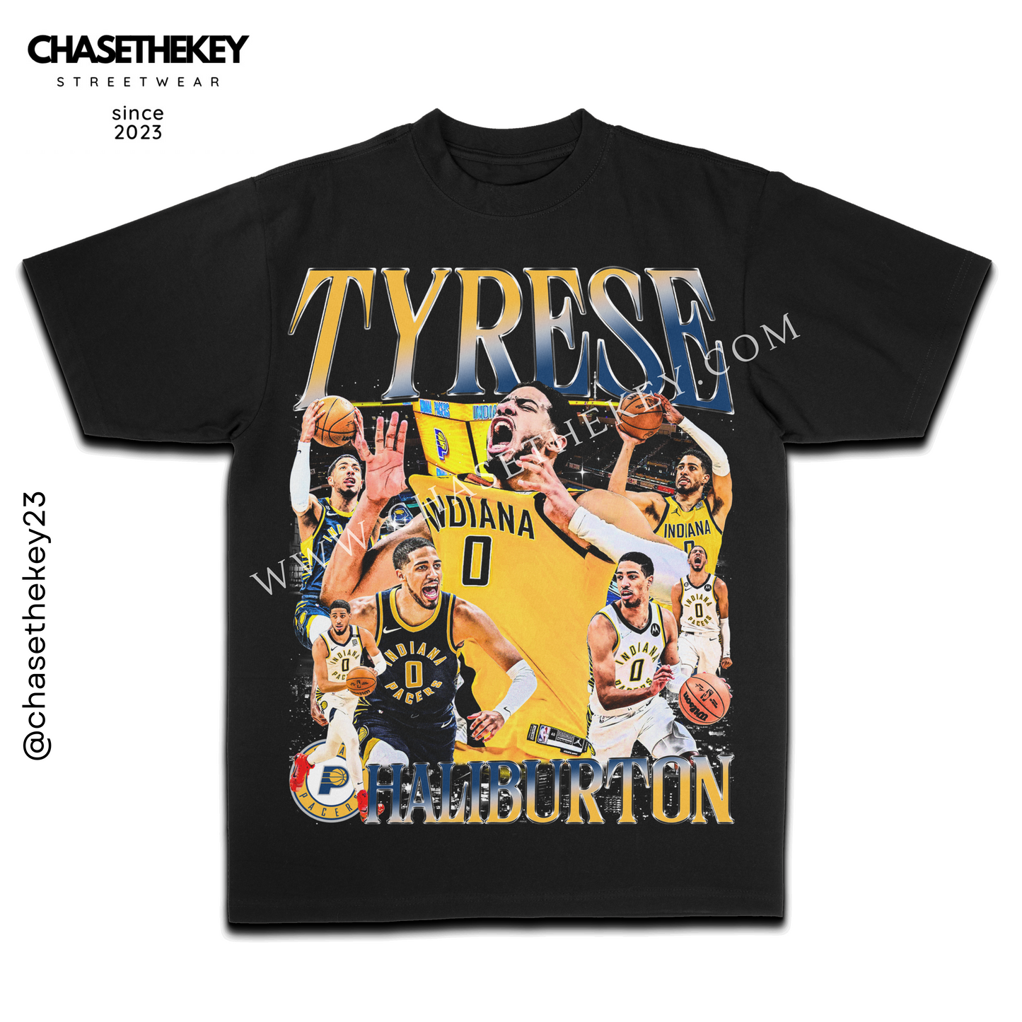 Tyrese Haliburton Indiana Pacers graphic T-shirt
