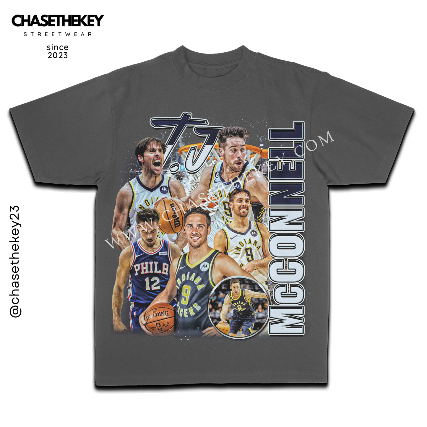 T. J. McConnell Indiana Pacers graphic shirt
