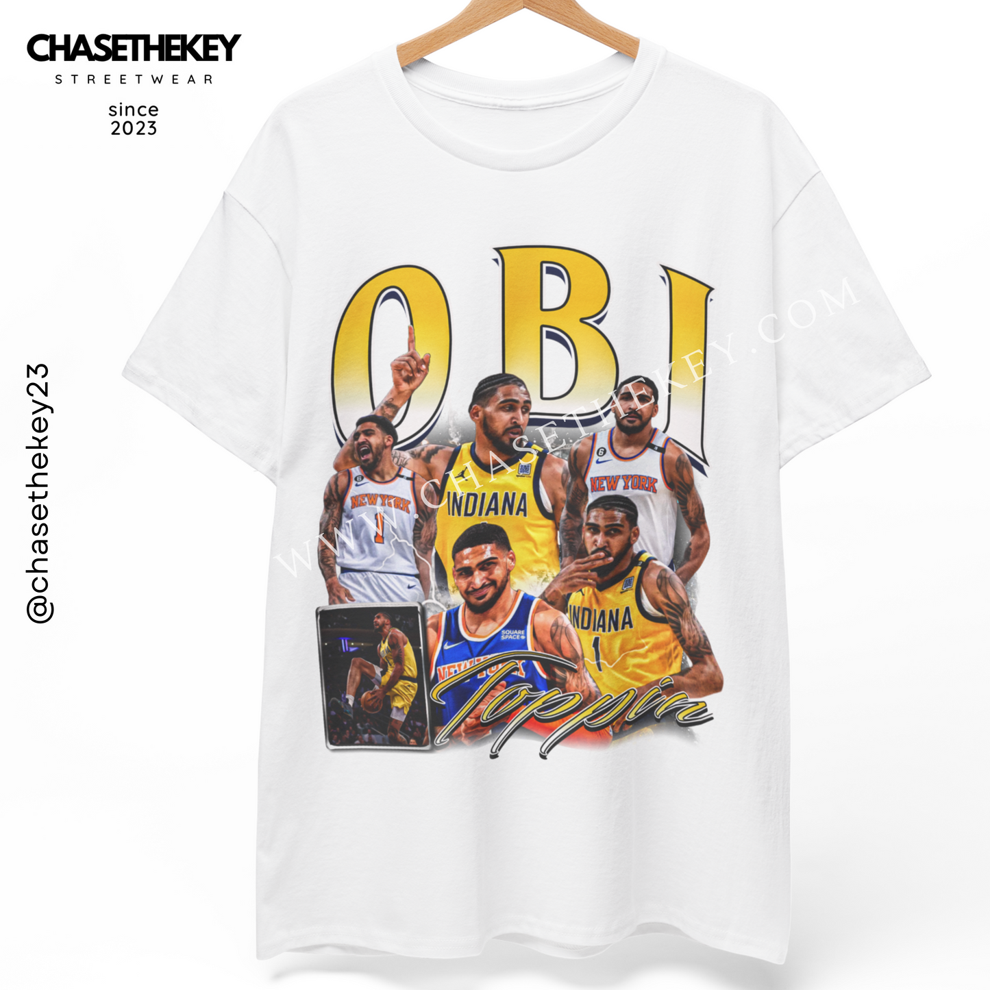 Obi Toppin Indiana Pacers graphic T-shirt