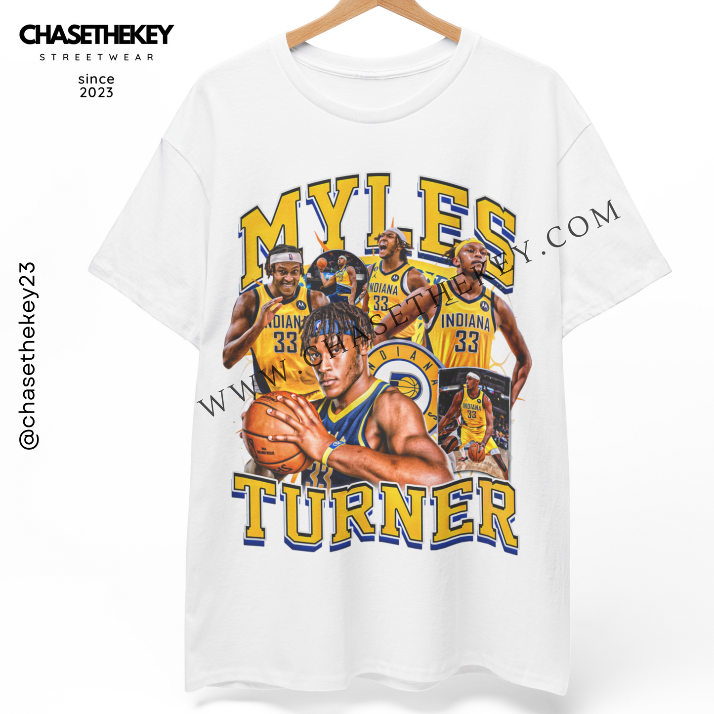 Myles Turner Indiana Pacers basketball shirt