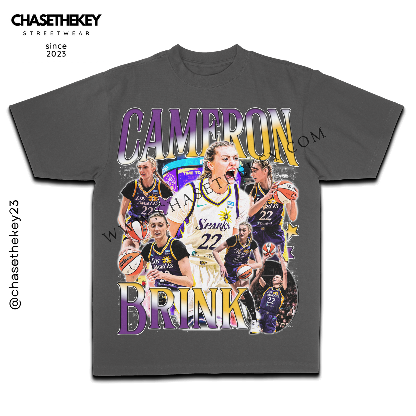 Cameron Brink Los Angeles Sparks basketball shirt