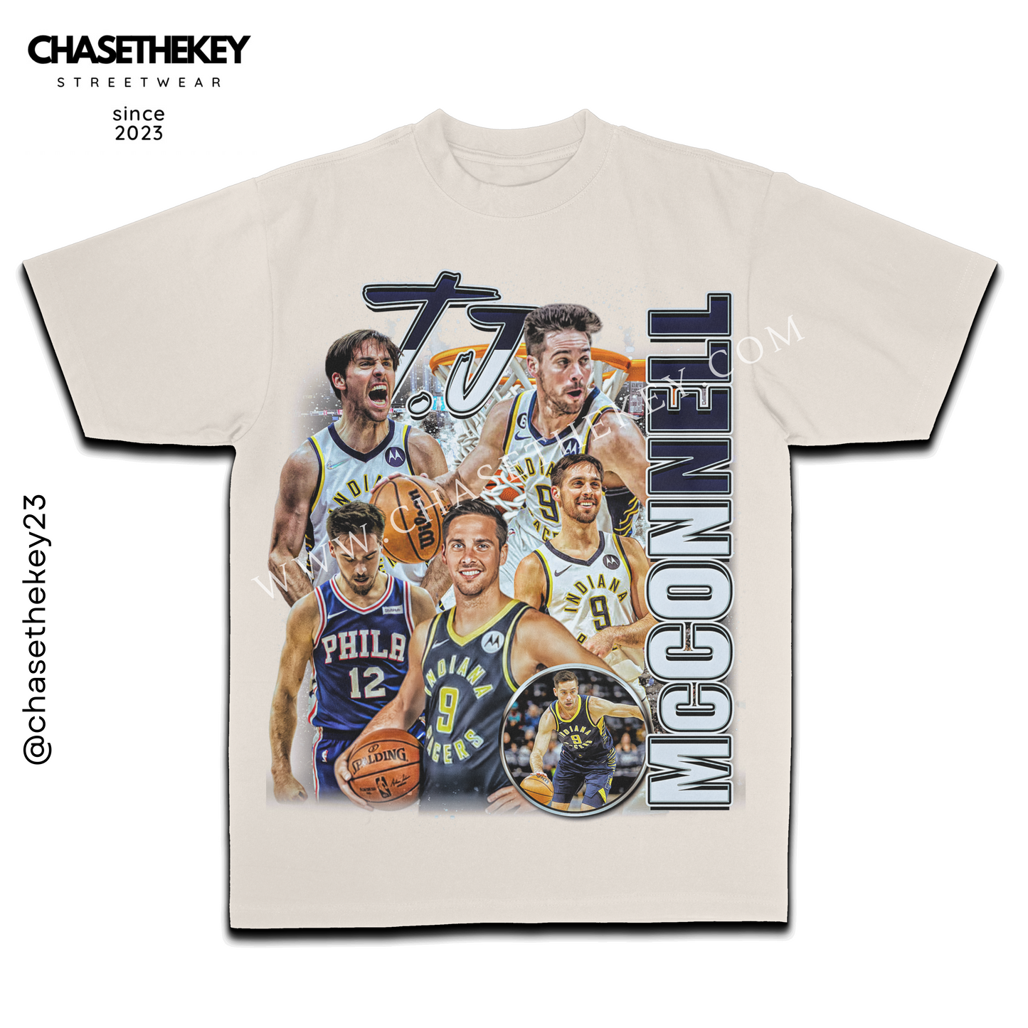 T. J. McConnell Indiana Pacers graphic shirt