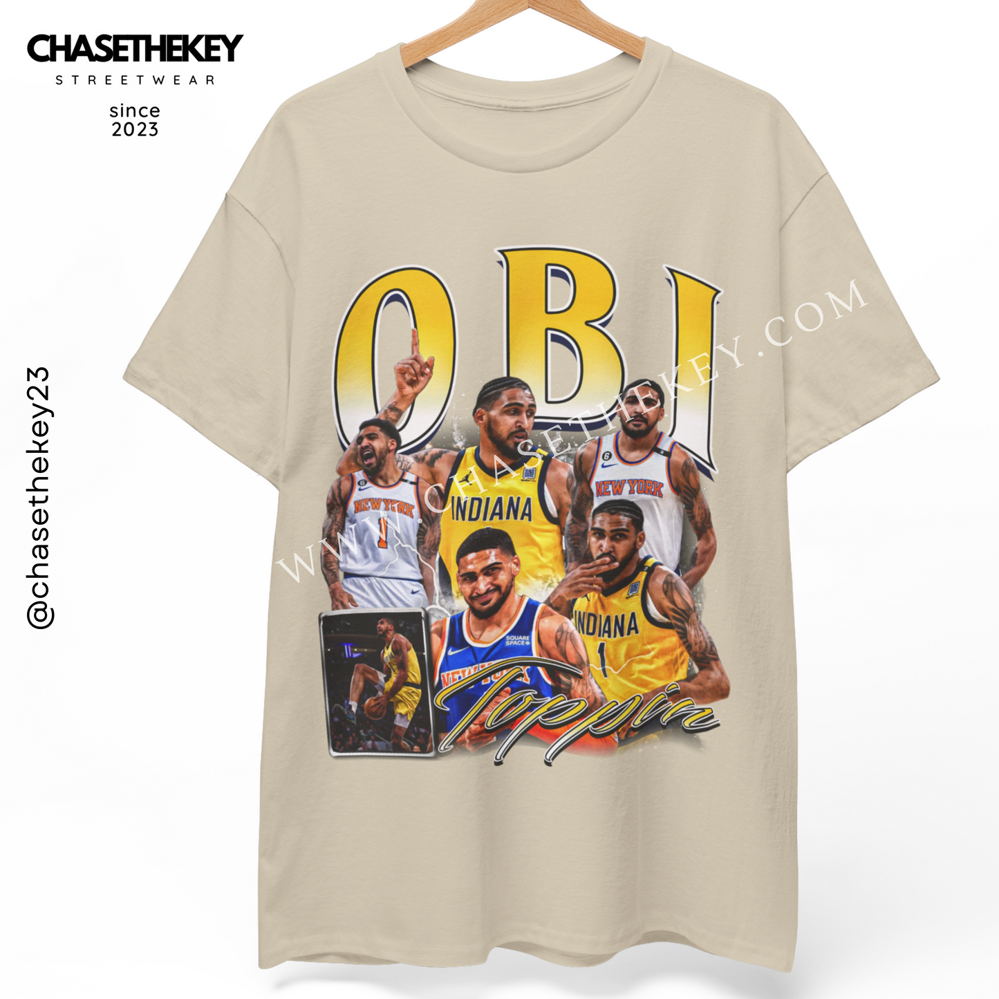Obi Toppin Indiana Pacers graphic T-shirt
