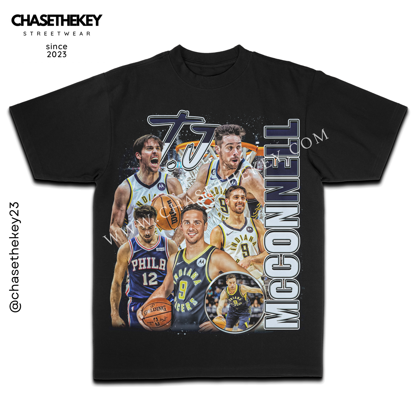 T. J. McConnell Indiana Pacers graphic shirt