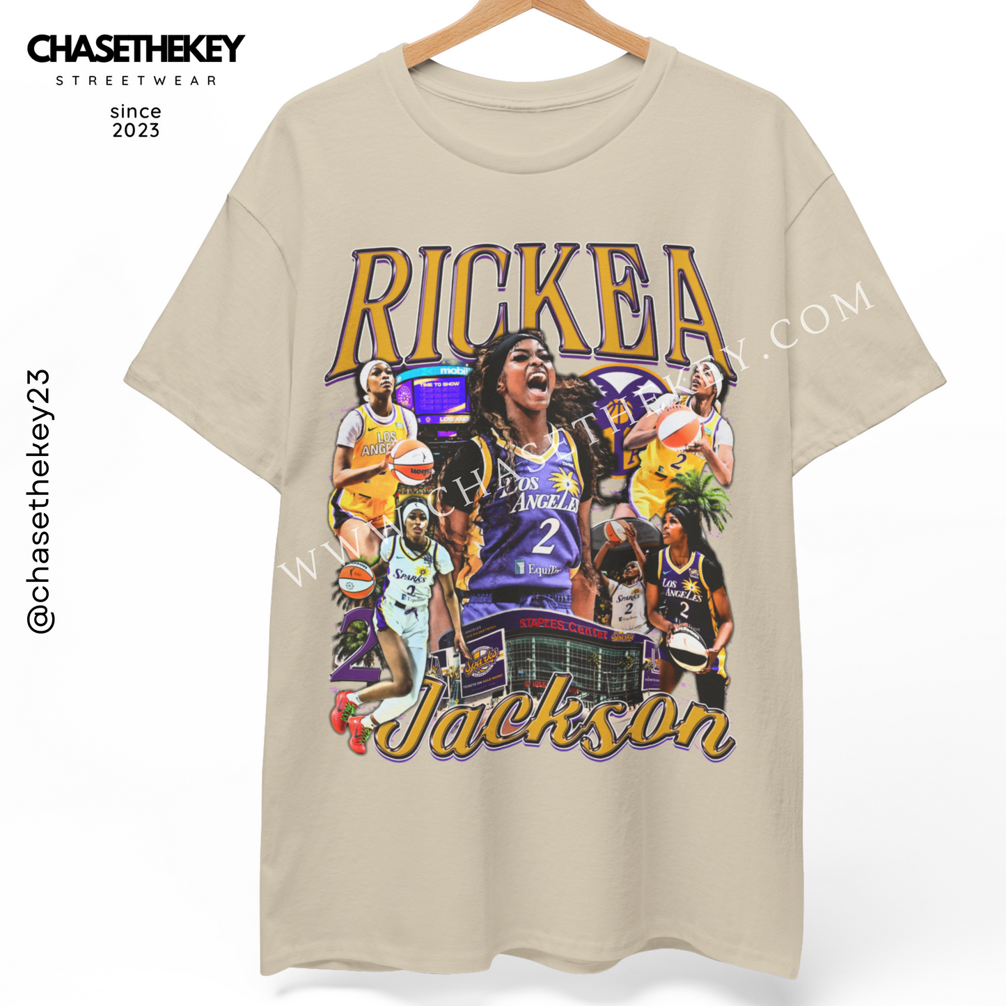 Rickea Jackson Los Angeles Sparks basketball shirt