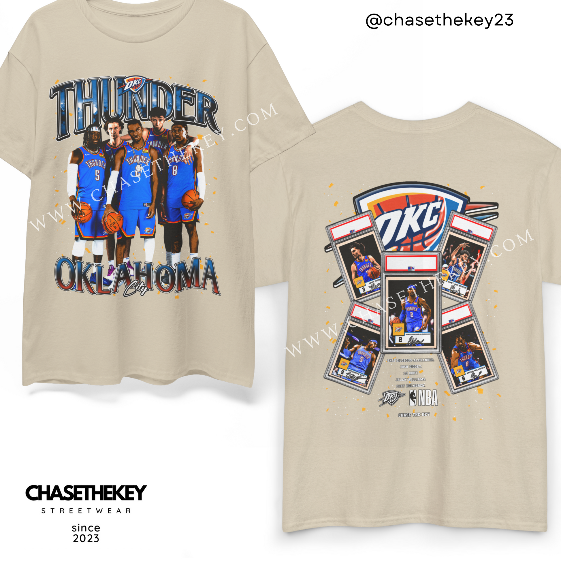 2023-2024 Oklahoma City Thunder team T-shirt