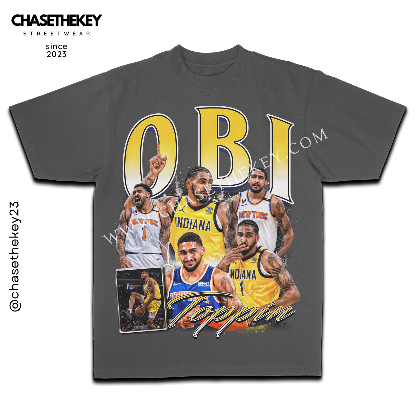 Obi Toppin Indiana Pacers graphic T-shirt