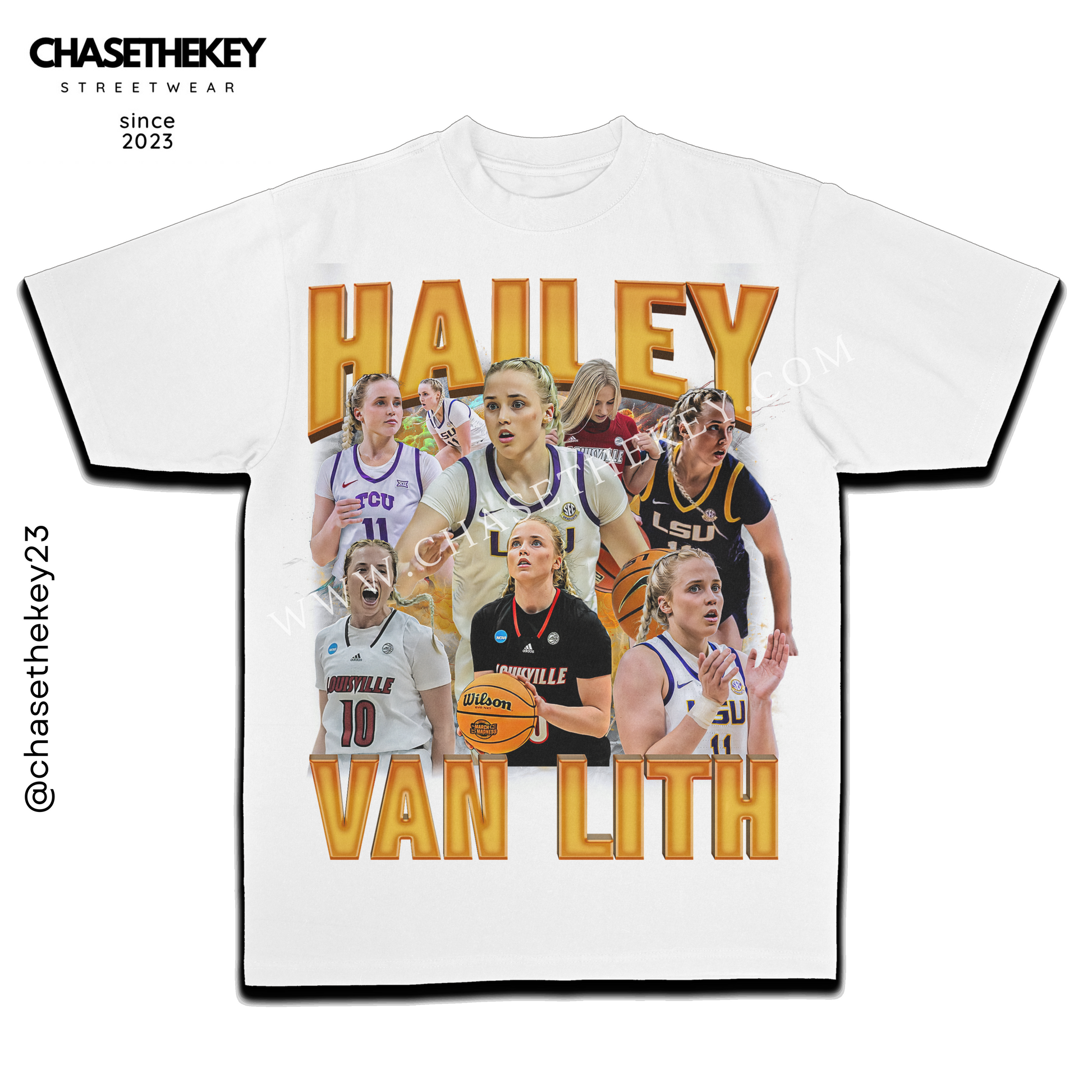 Hailey Van Lith college basketball T-shirt,