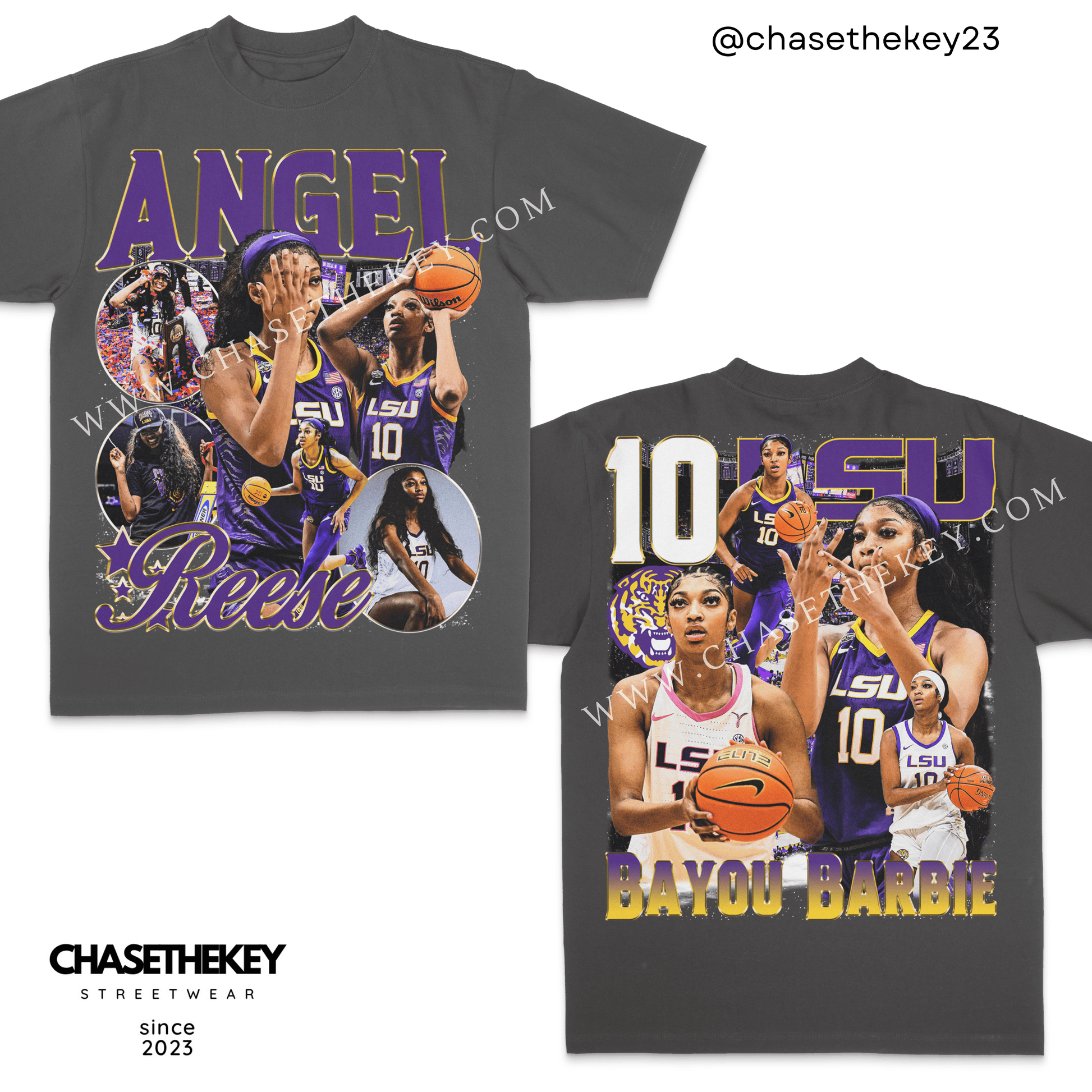 Angel Reese Bayou Barbie LSU shirt