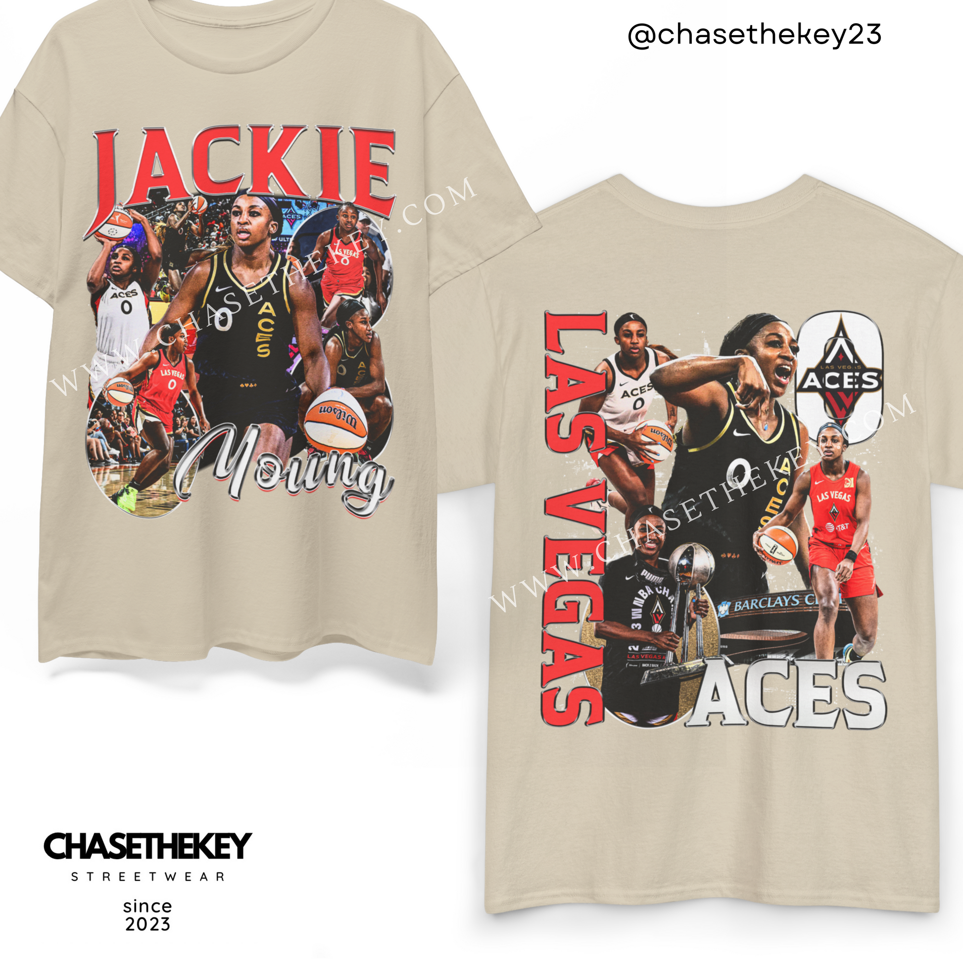Jackie Young Las Vegas Aces shirt