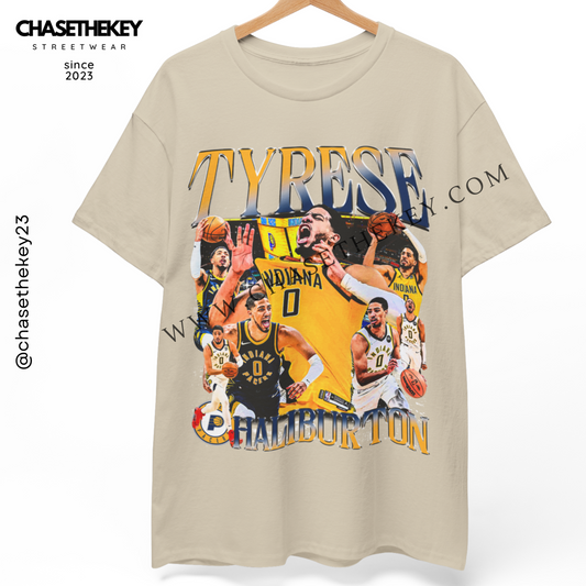 Tyrese Haliburton Indiana Pacers graphic T-shirt