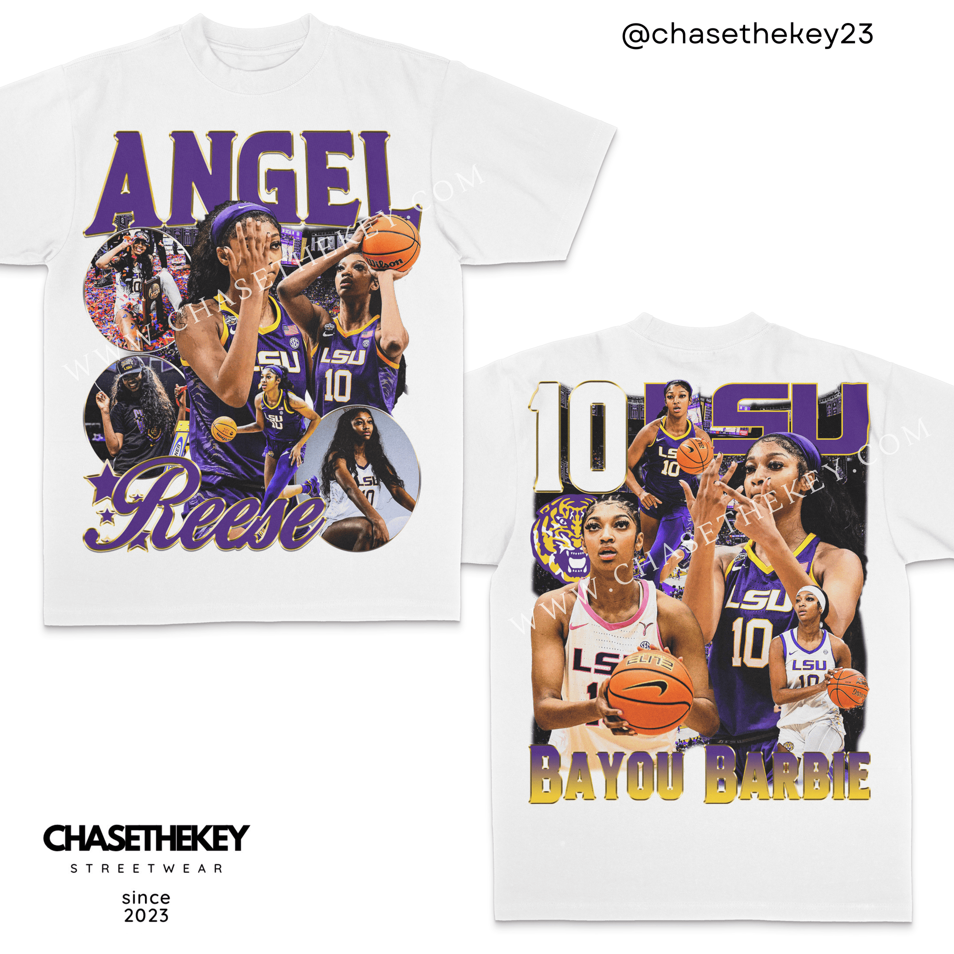 Angel Reese Bayou Barbie LSU shirt