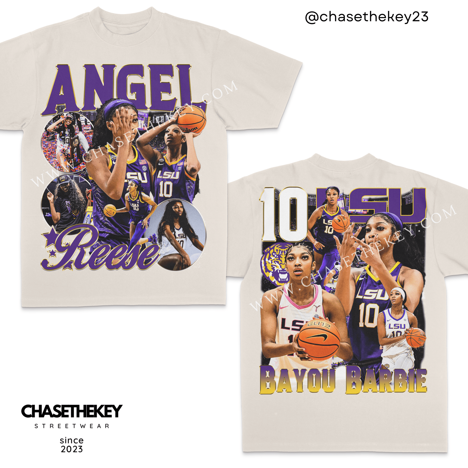 Angel Reese Bayou Barbie LSU shirt