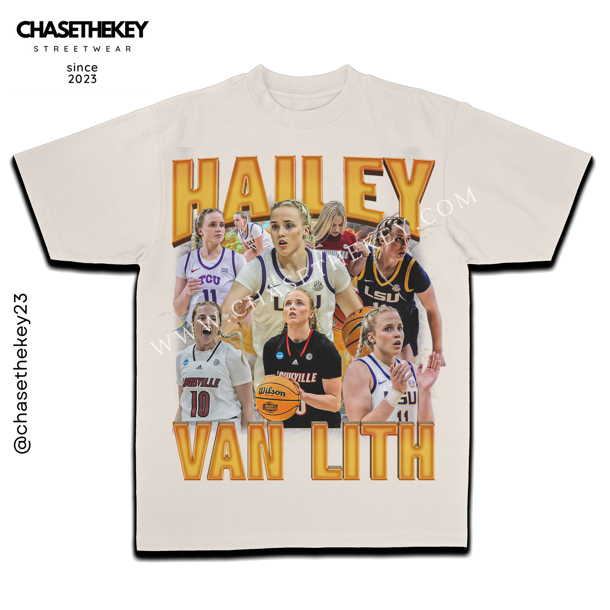 Hailey Van Lith college basketball T-shirt,