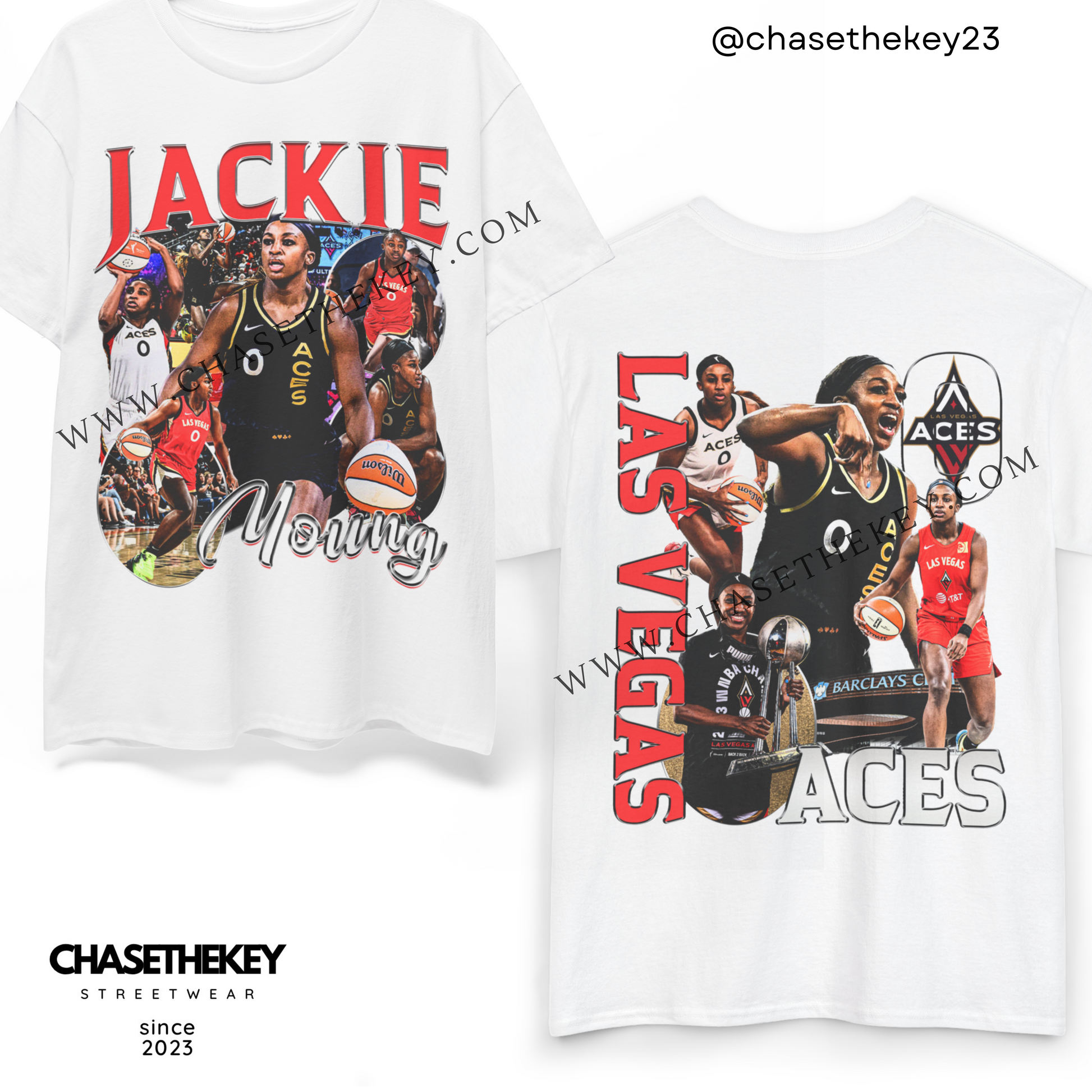 Jackie Young Las Vegas Aces shirt