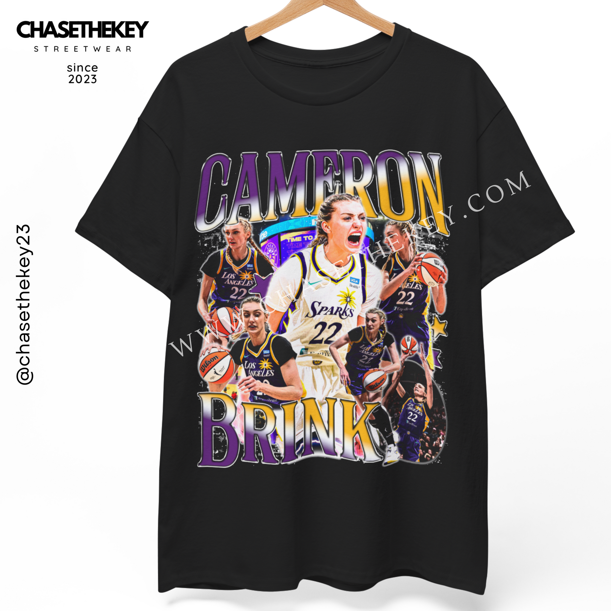Cameron Brink Los Angeles Sparks basketball shirt