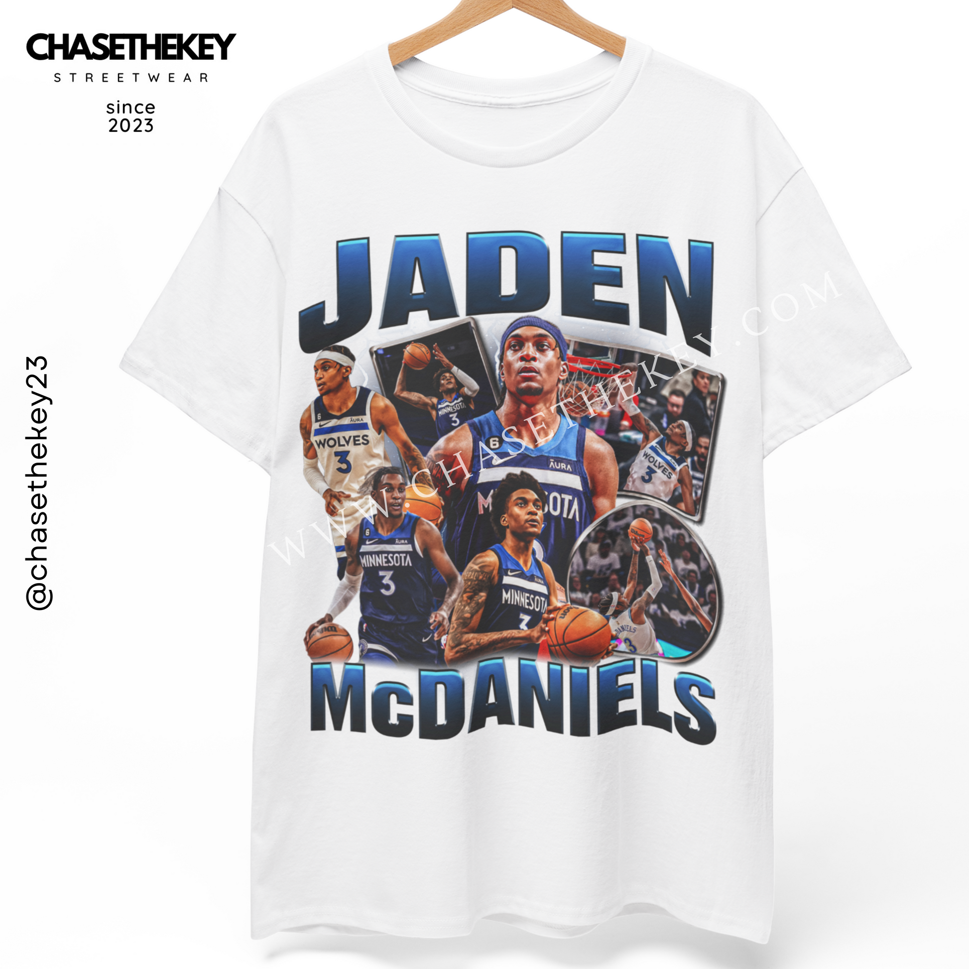 Jaden McDaniels Timberwolves shirt
