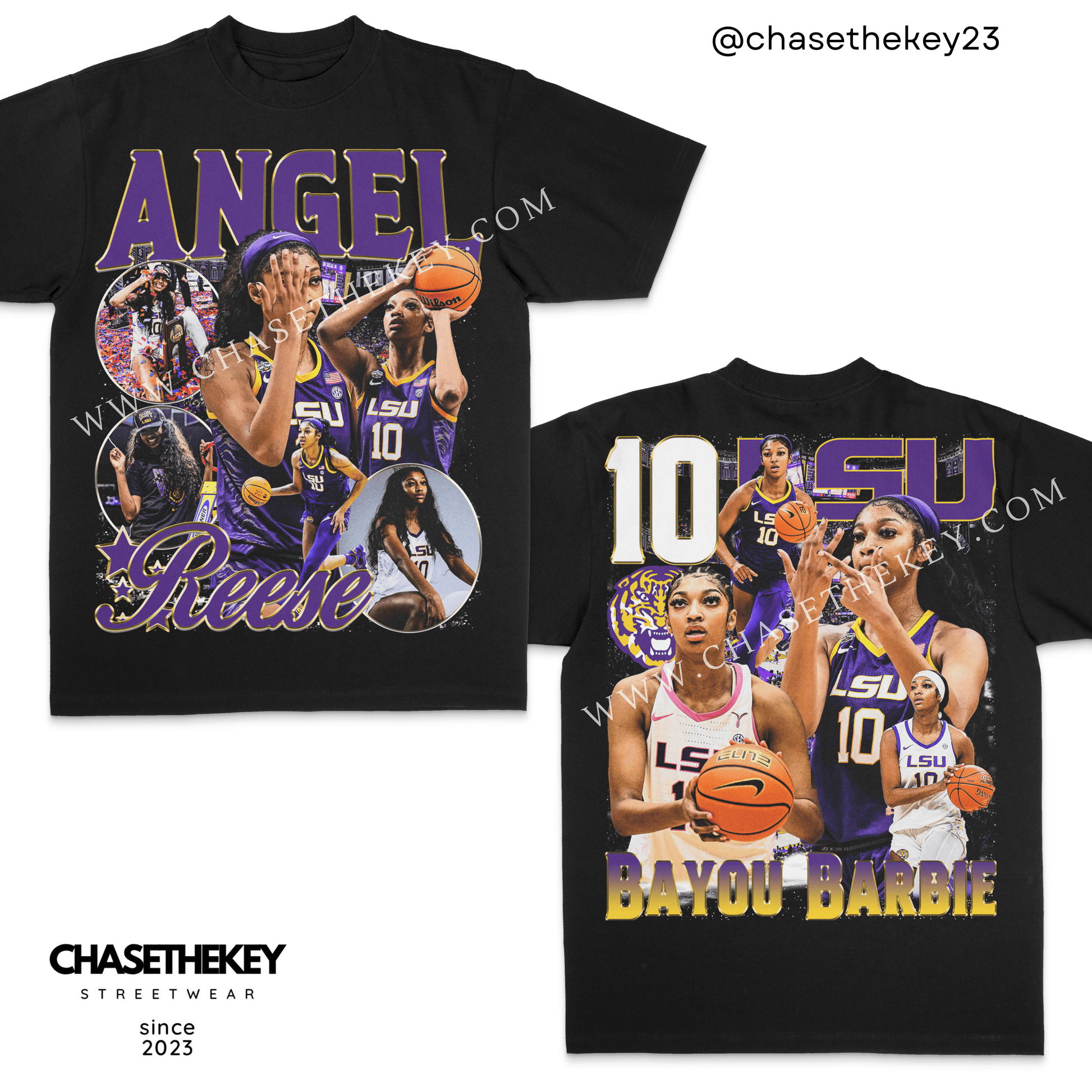 Angel Reese Bayou Barbie LSU shirt