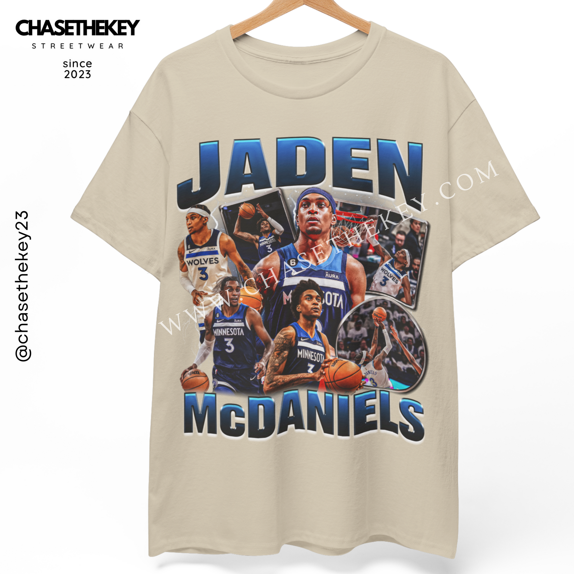 Jaden McDaniels Timberwolves shirt