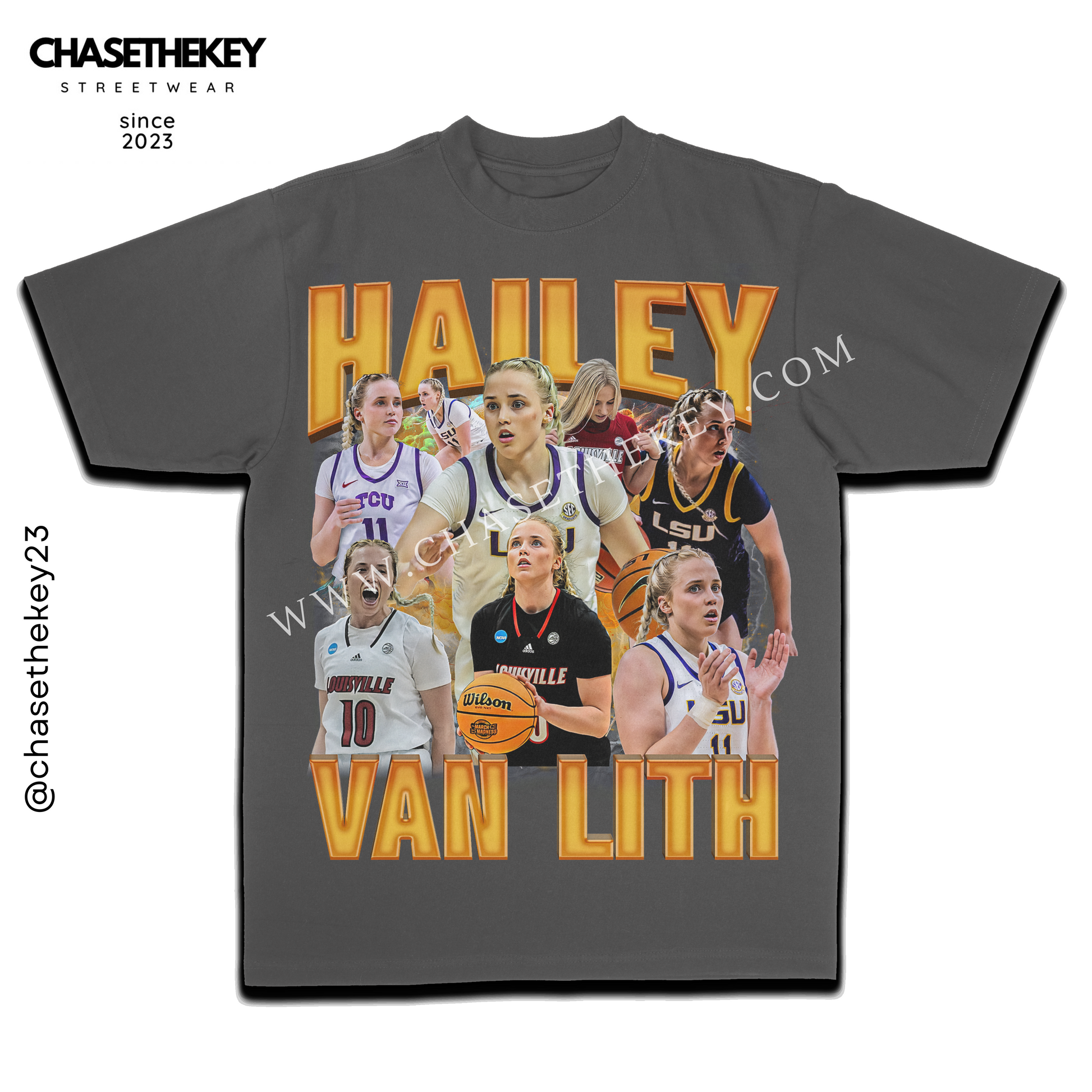 Hailey Van Lith college basketball T-shirt,