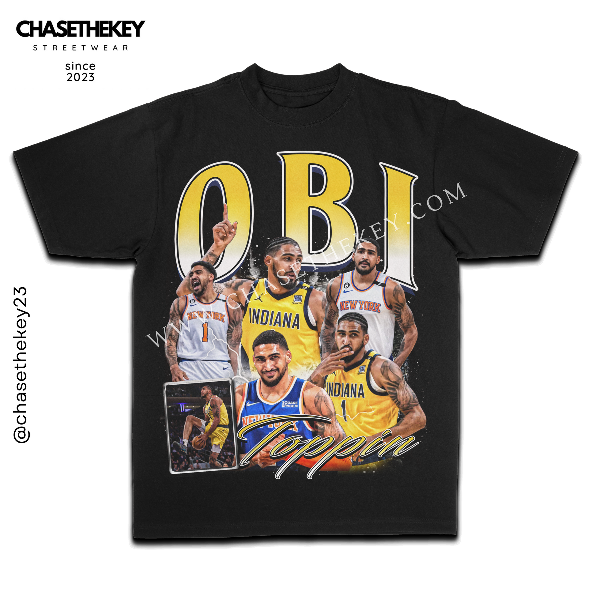 Obi Toppin Indiana Pacers graphic T-shirt