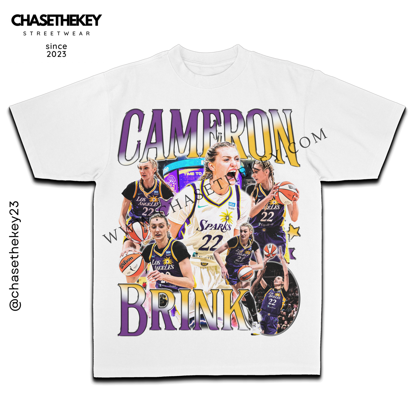 Cameron Brink Los Angeles Sparks basketball shirt