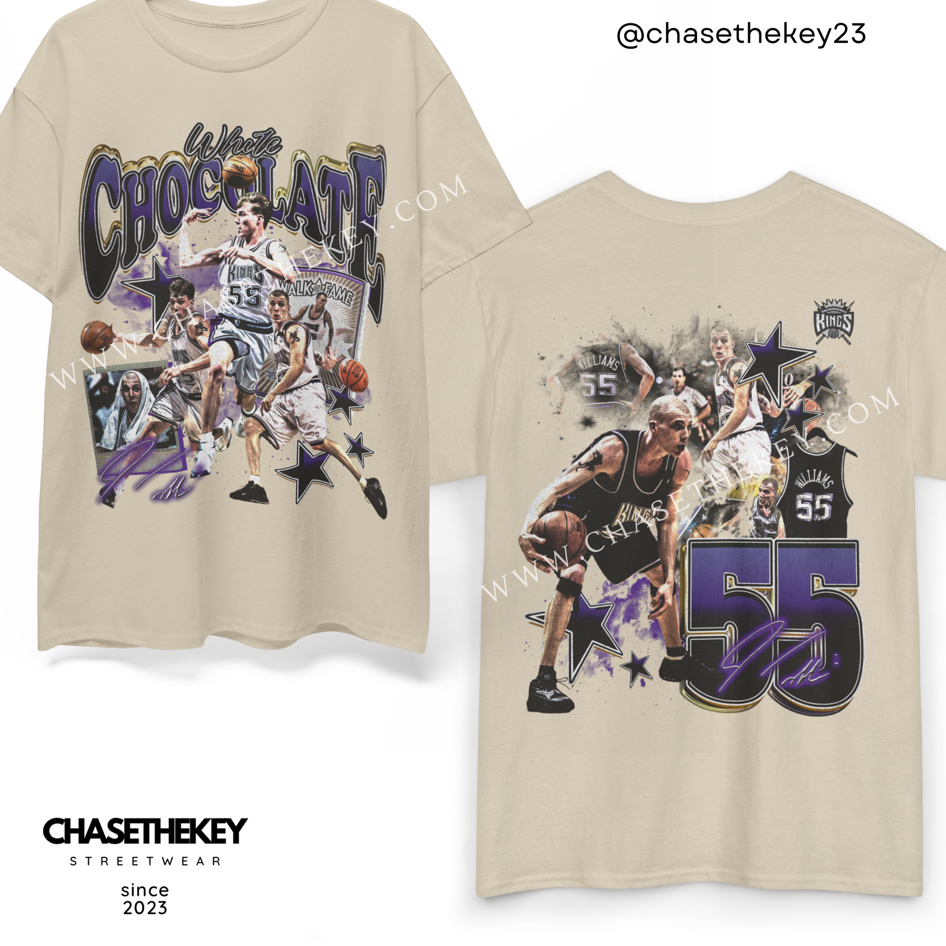Jason Williams Sacramento Kings White Chocolate T-shirt