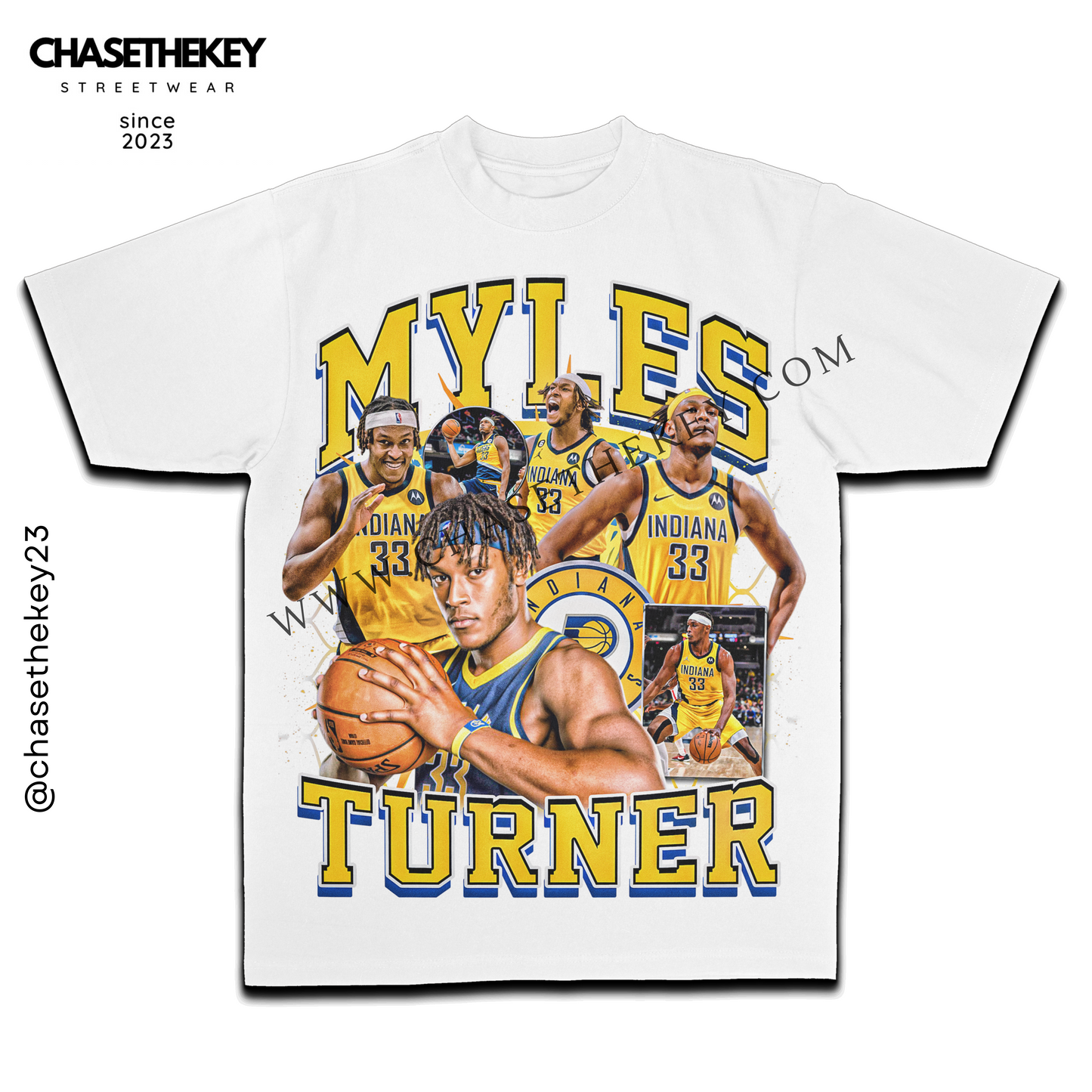 Myles Turner Indiana Pacers basketball shirt