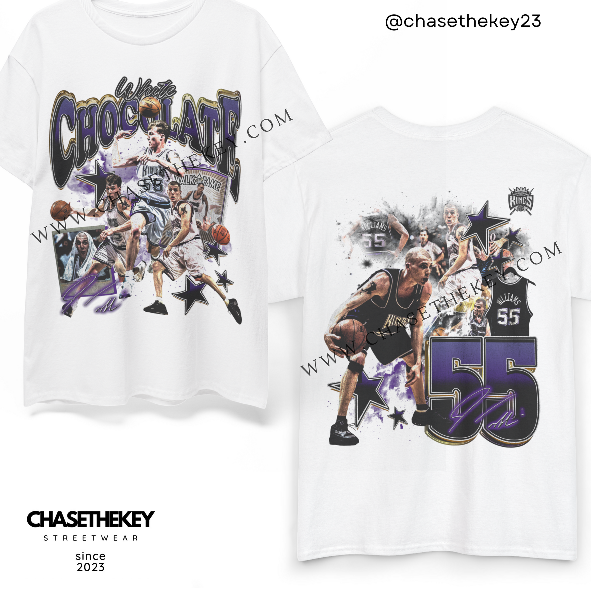 Jason Williams Sacramento Kings White Chocolate T-shirt
