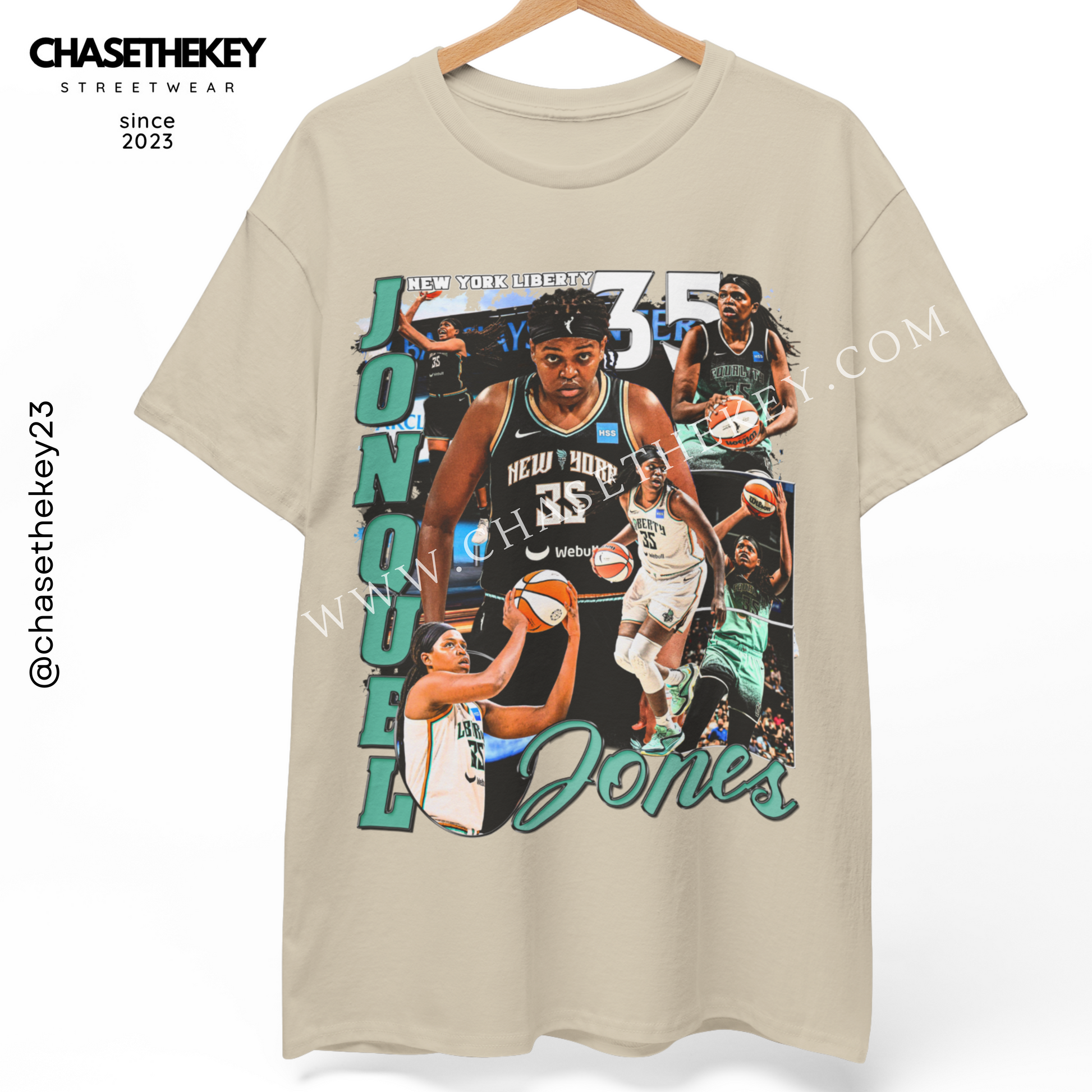 WNBA Liberty tee Jonquel Jones