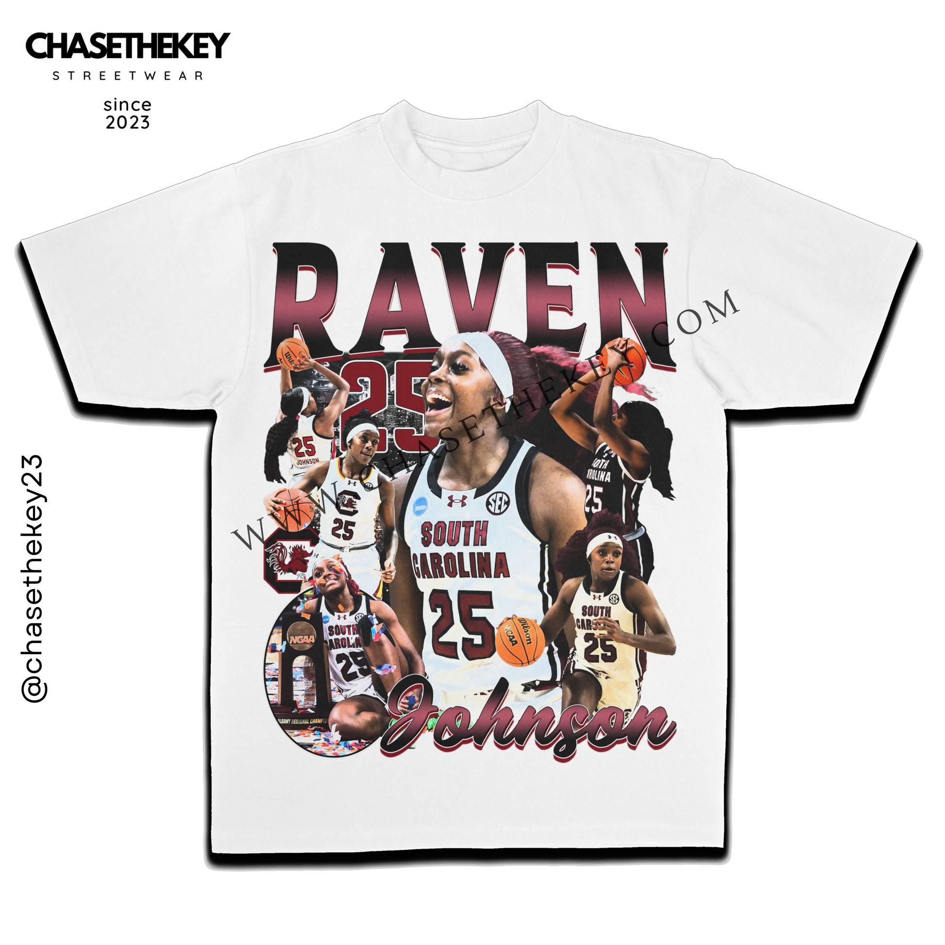Raven Johnson South Carolina Gamecocks T-shirt