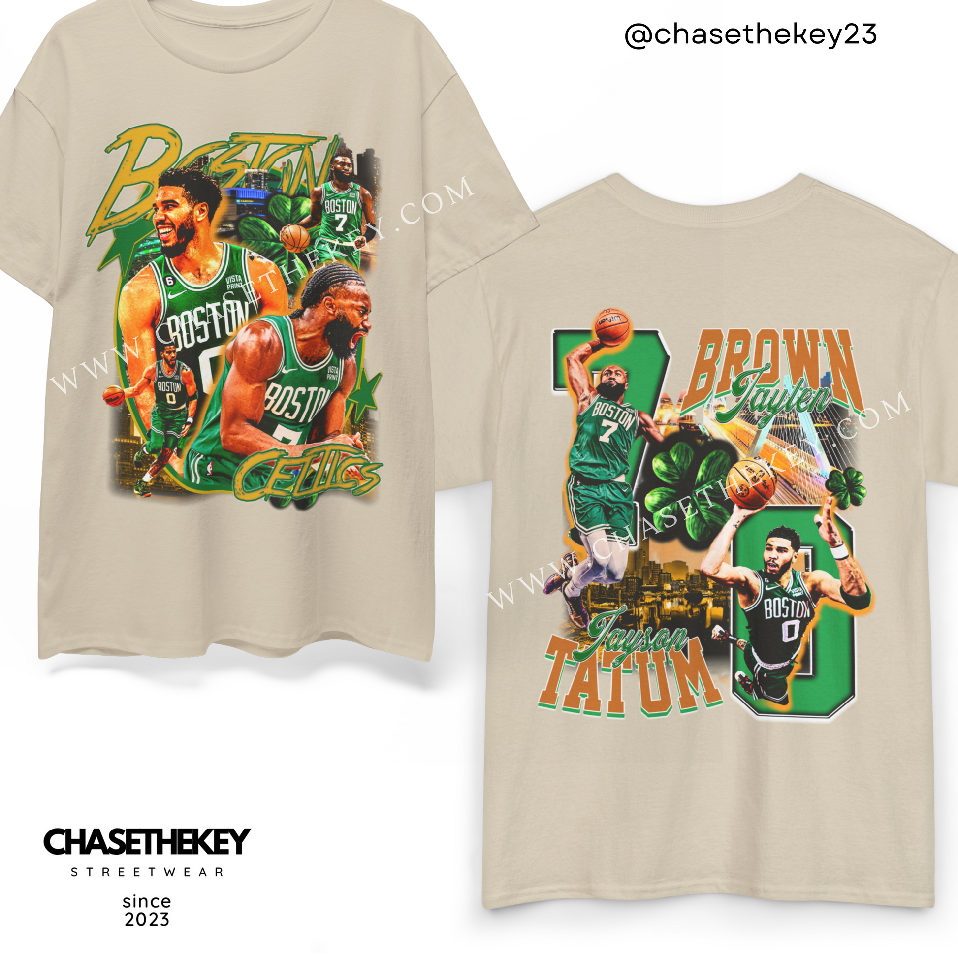 Jayson Tatum and Jaylen Brown Celtics shirt