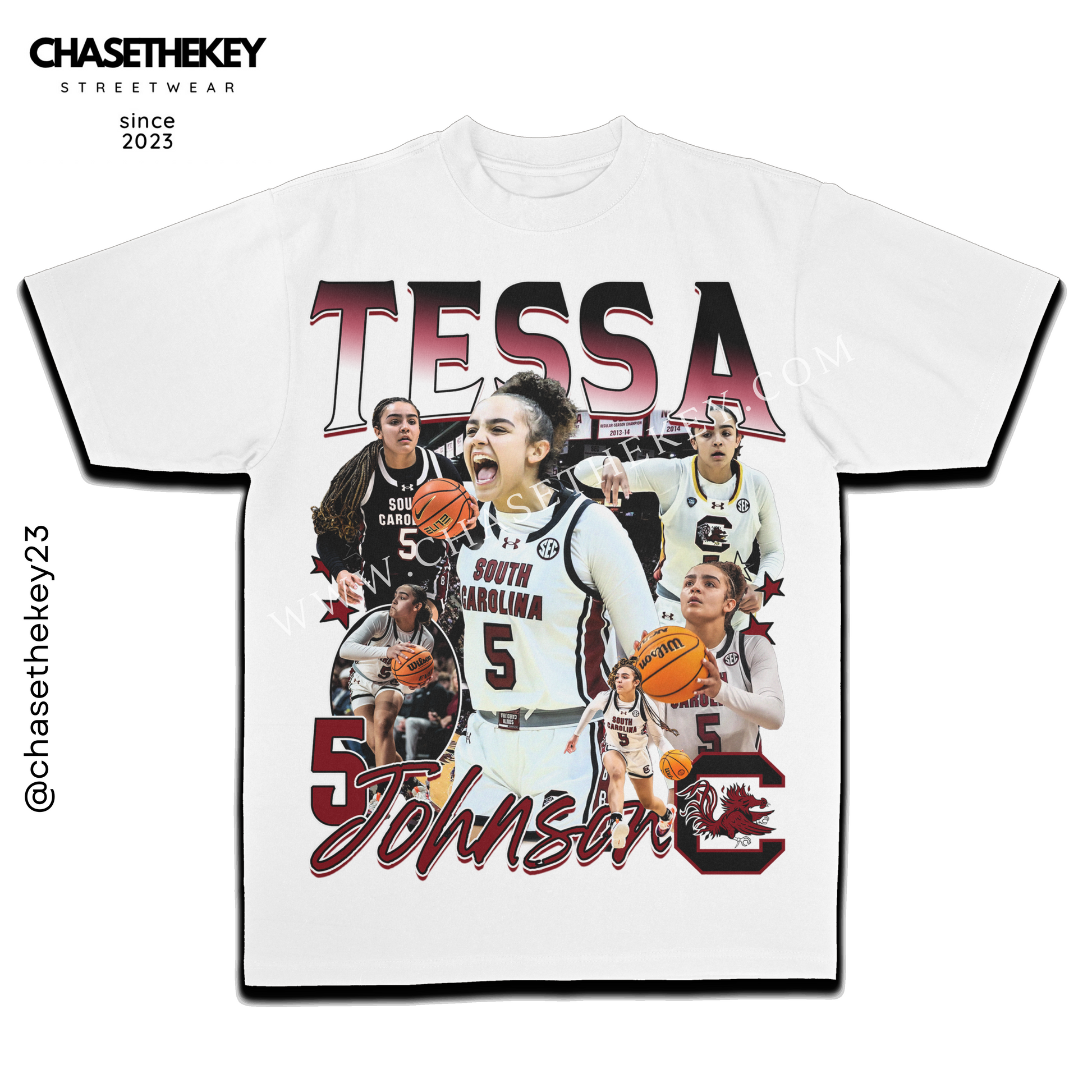 Tessa Johnson South Carolina Gamecocks T-shirt