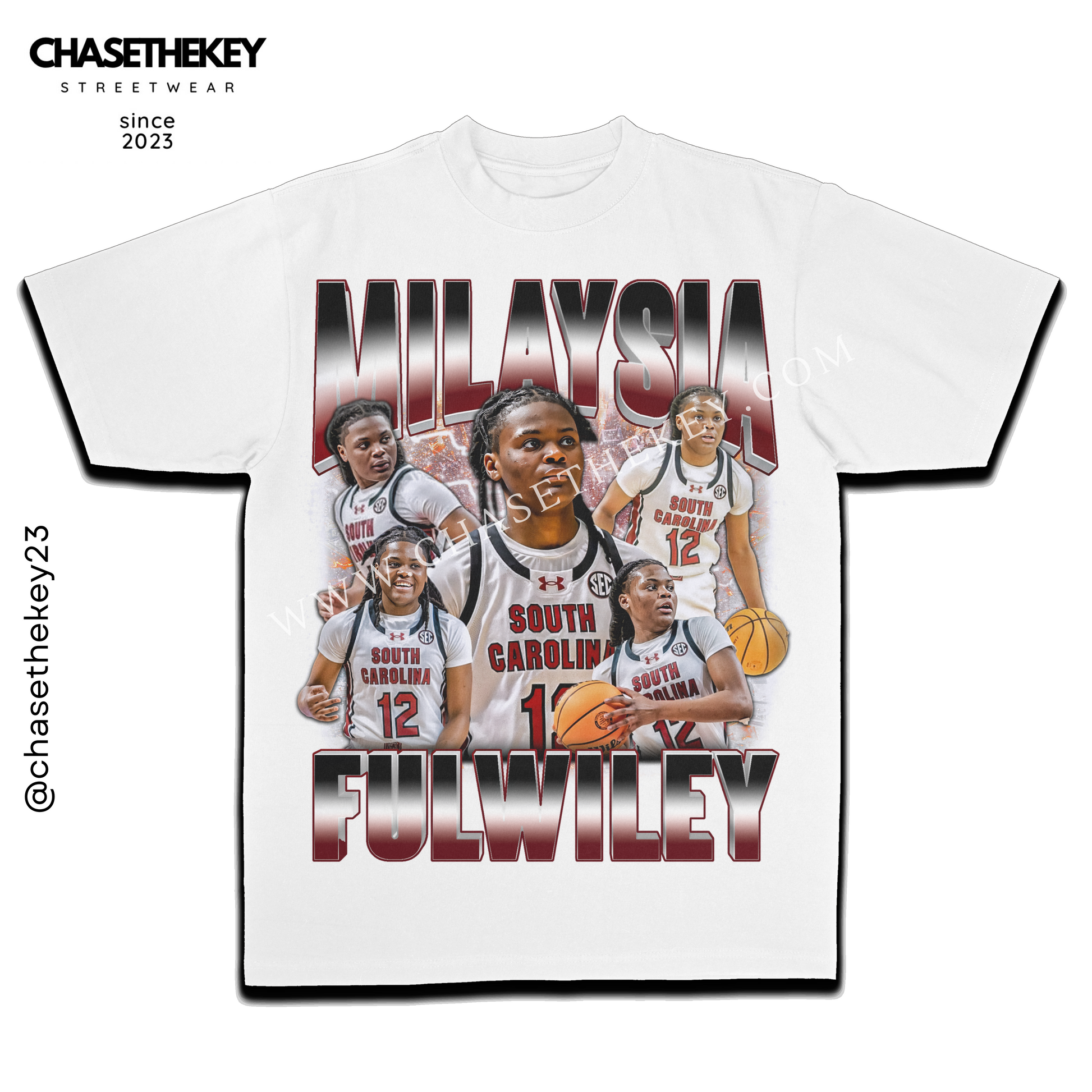 MiLaysia Fulwiley South Carolina Gamecocks T-shirt