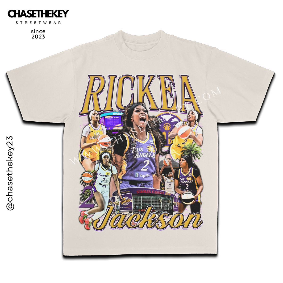 Rickea Jackson Los Angeles Sparks basketball shirt