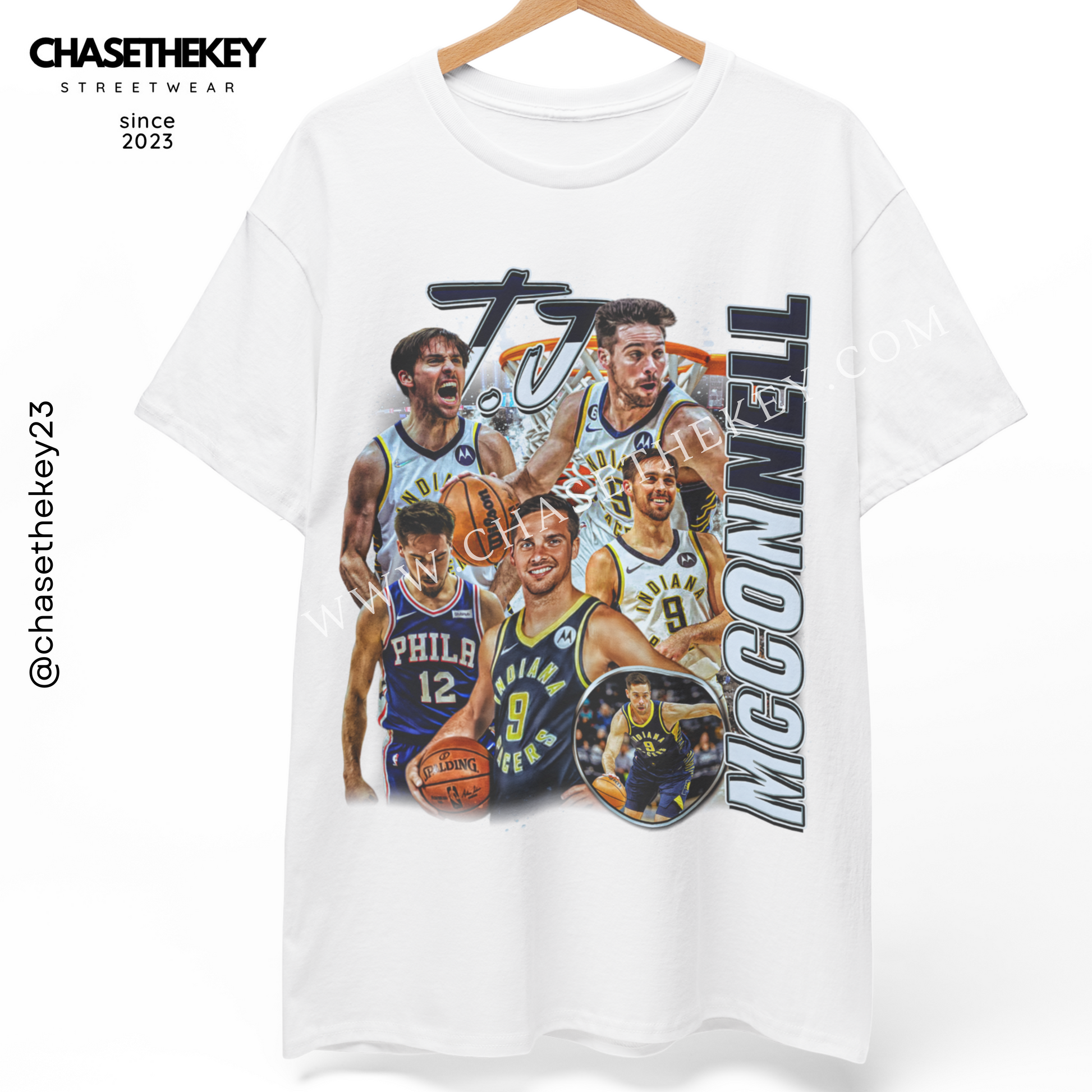 T. J. McConnell Indiana Pacers graphic shirt