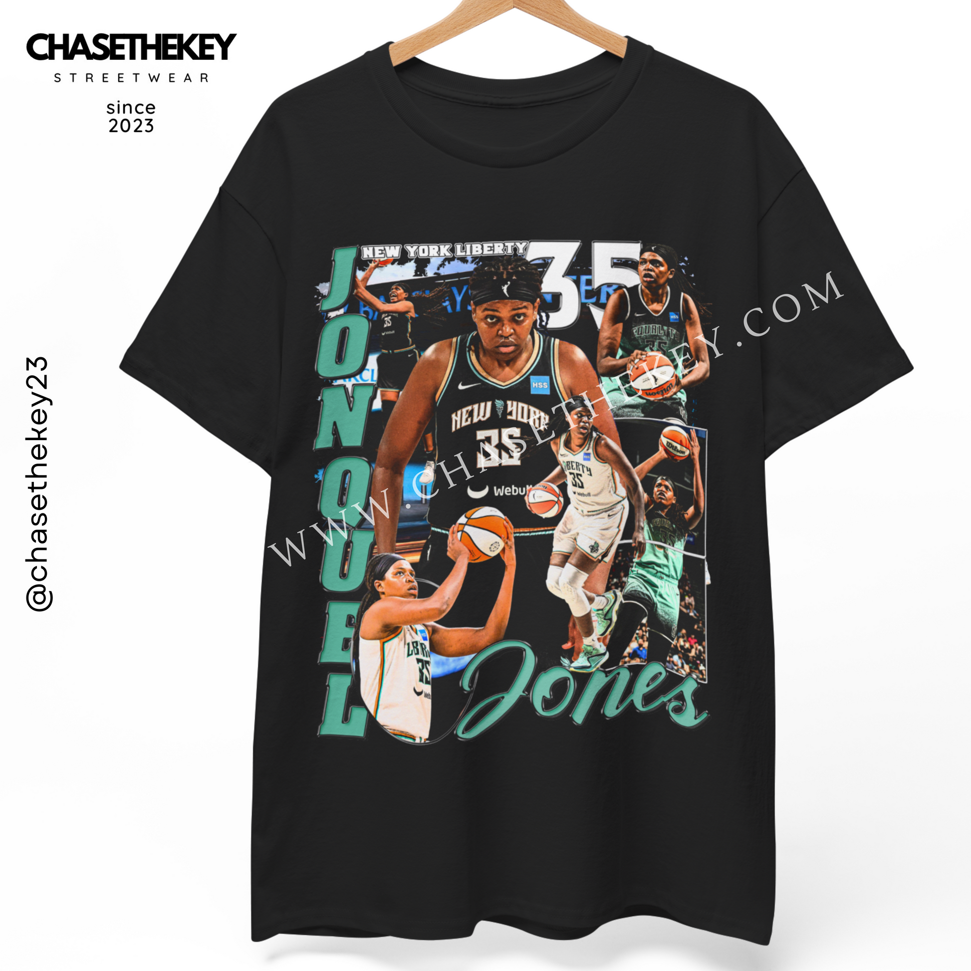 WNBA Liberty tee Jonquel Jones
