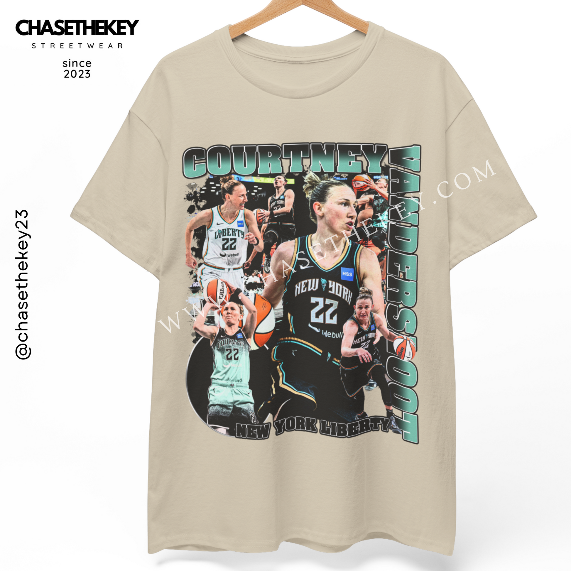 Courtney Vandersloot New York Liberty T-shirt