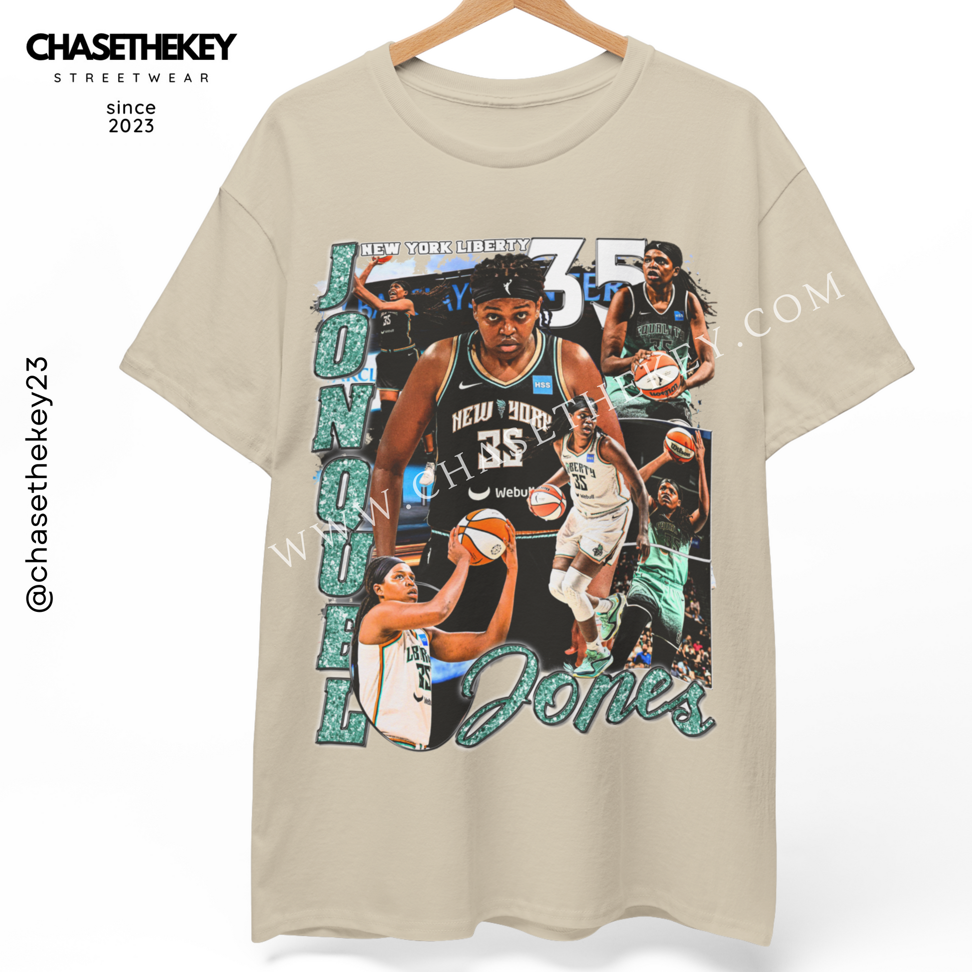 WNBA Liberty tee Jonquel Jones