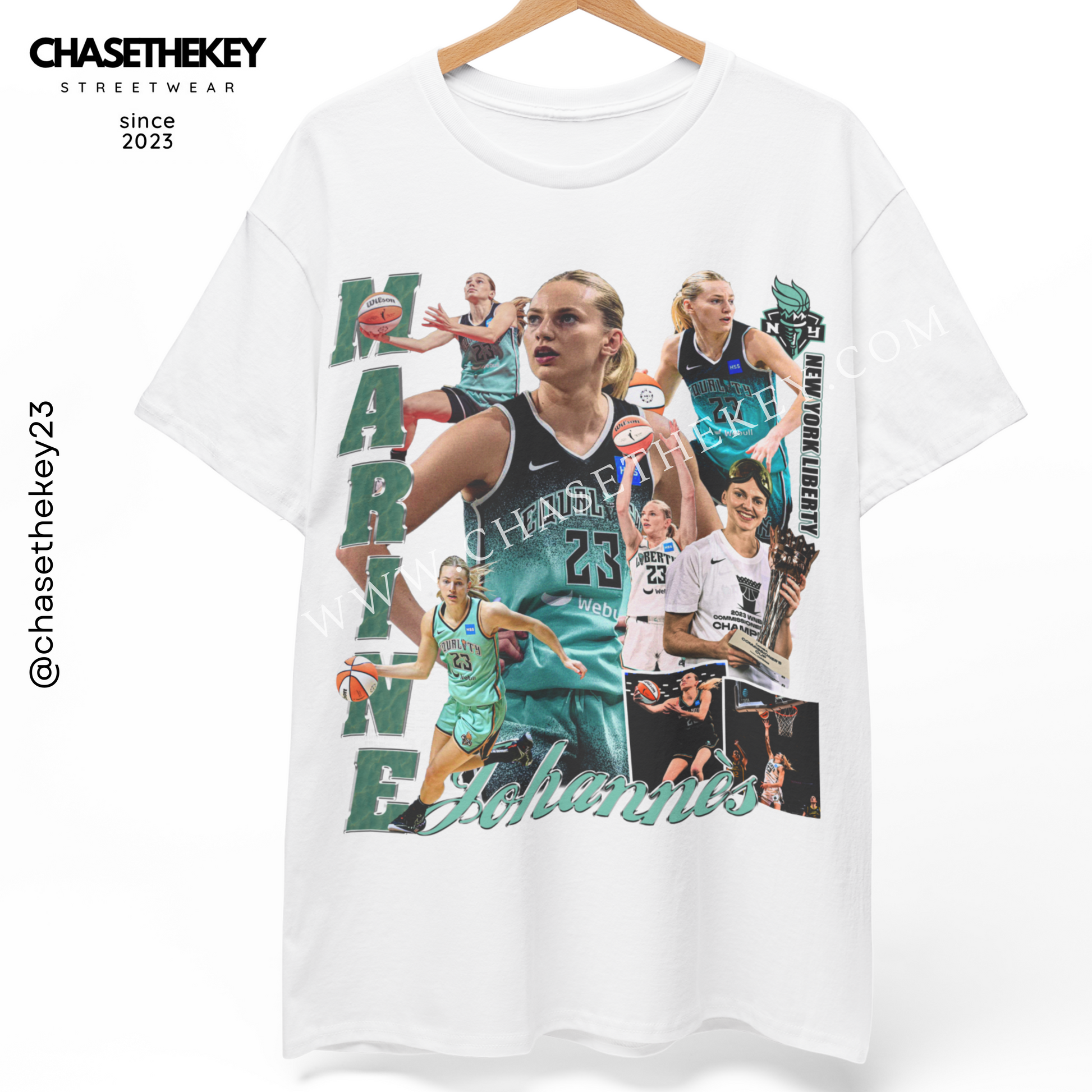 WNBA Liberty shirt Marine Johannes