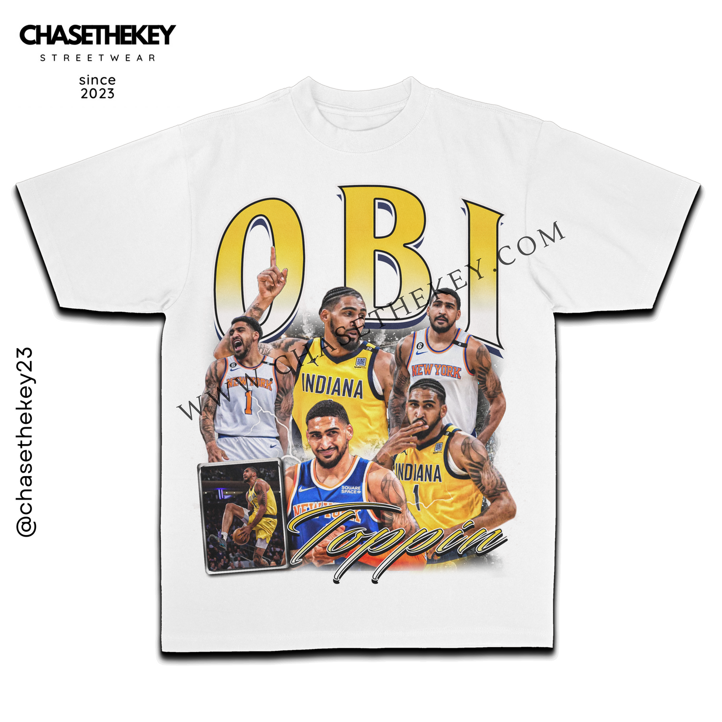 Obi Toppin Indiana Pacers graphic T-shirt