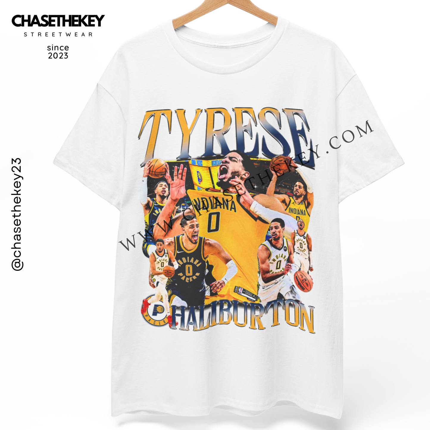 Tyrese Haliburton Indiana Pacers graphic T-shirt