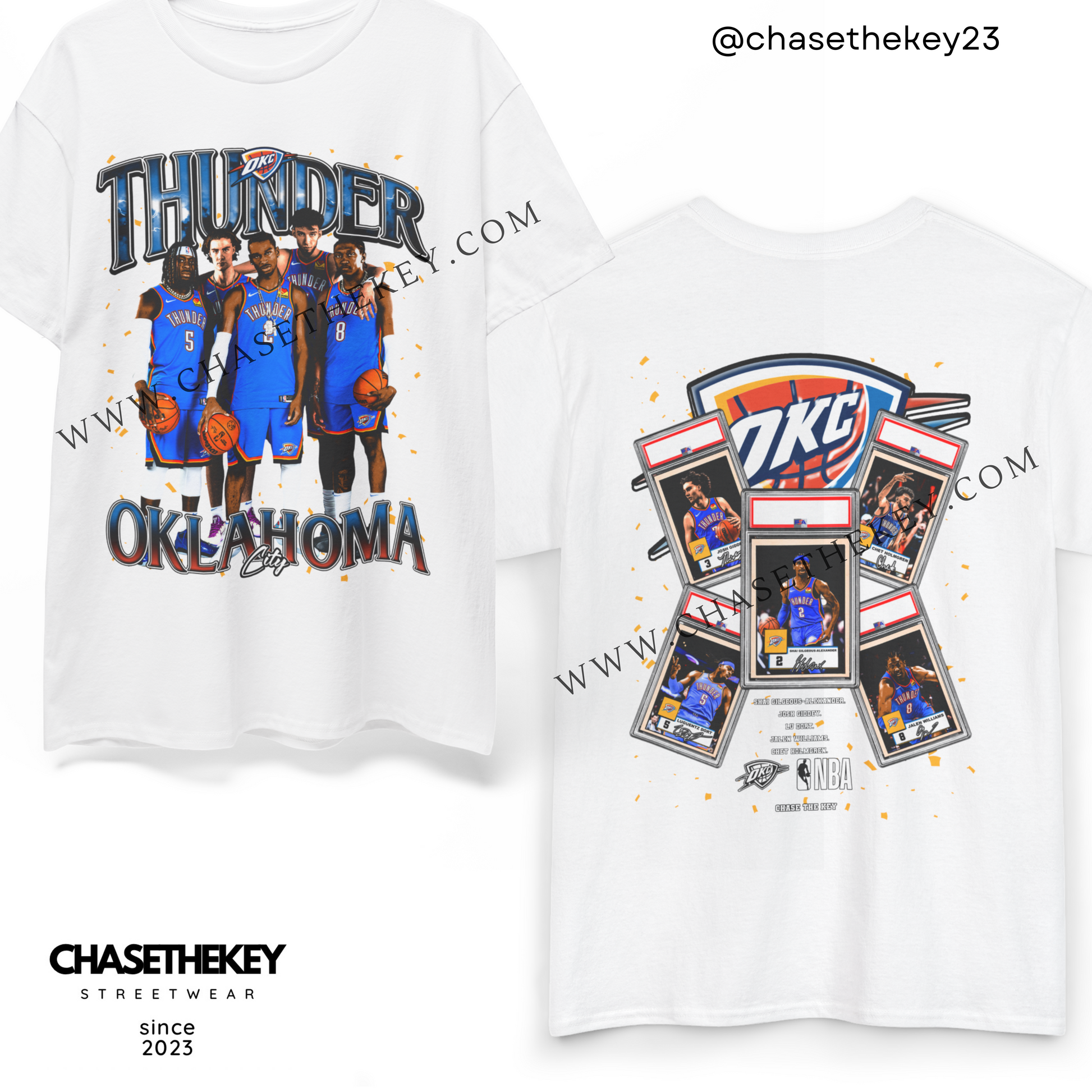 2023-2024 Oklahoma City Thunder team T-shirt