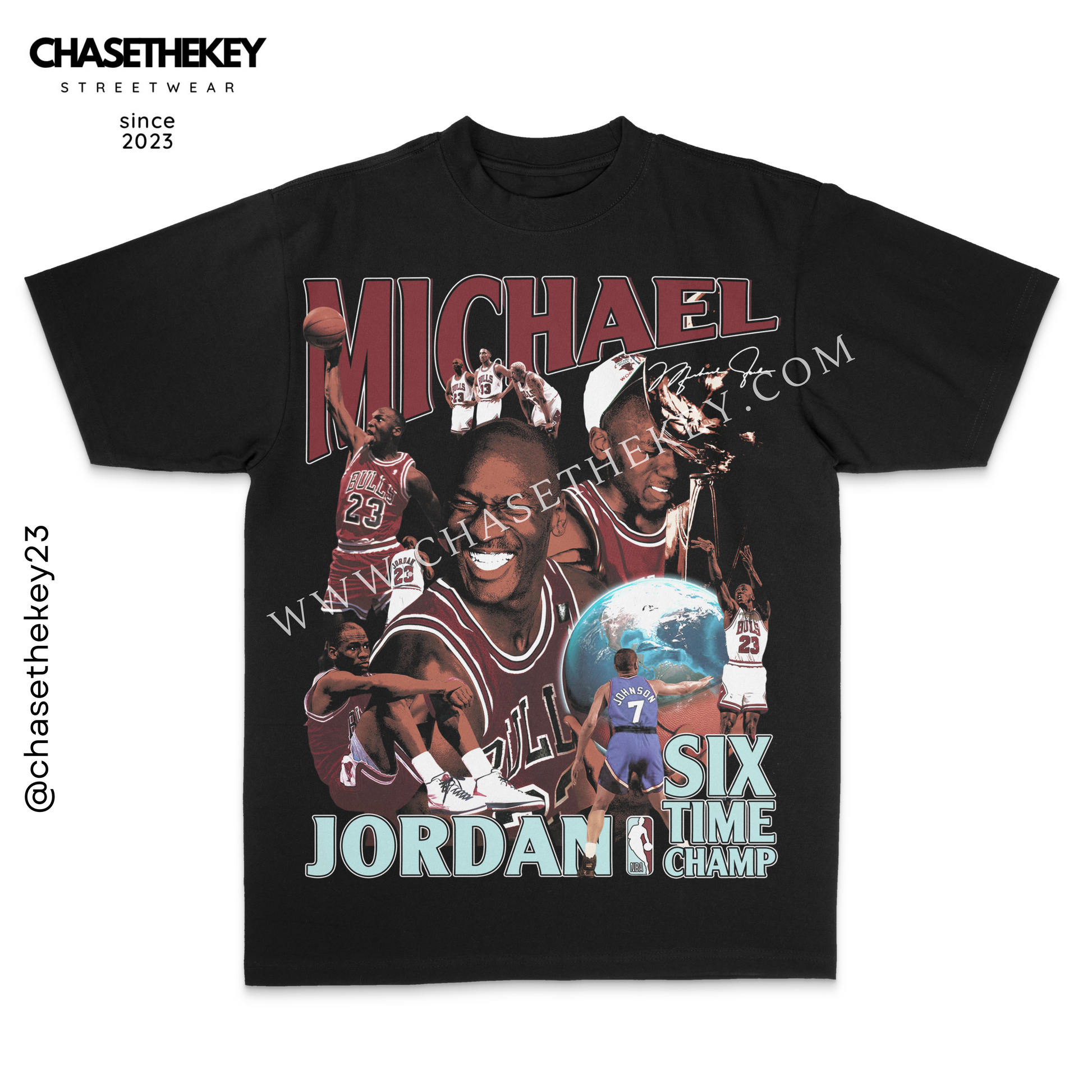 Michael Jordan 6x champion shirt