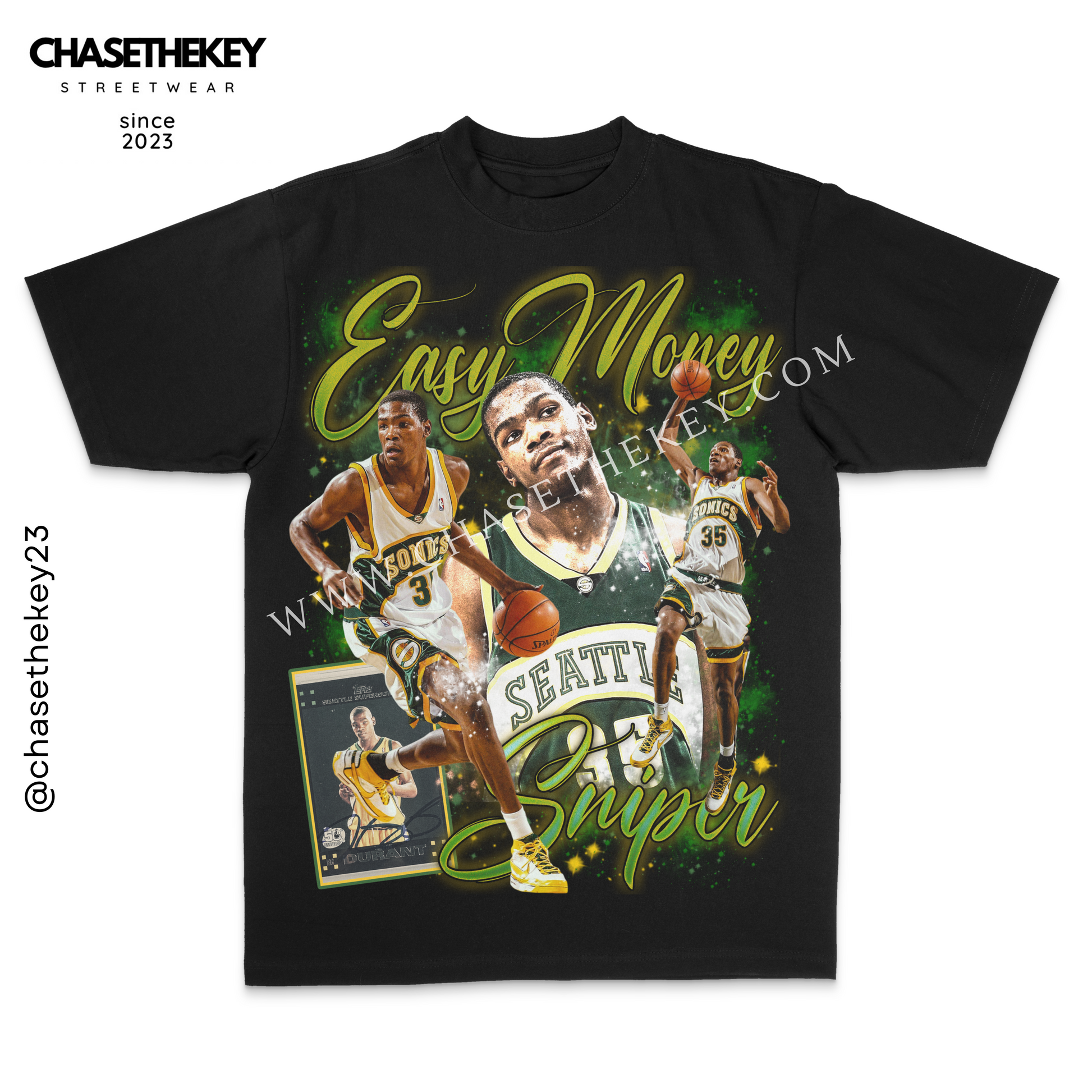 Kevin Durant Sonics throwback shirt