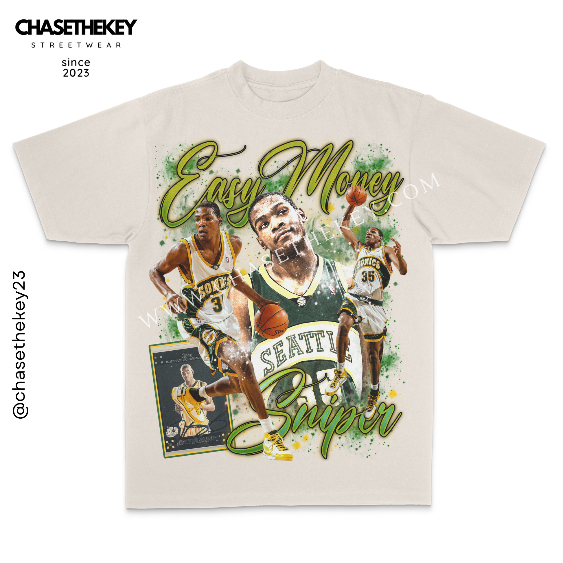 Kevin Durant Sonics throwback shirt