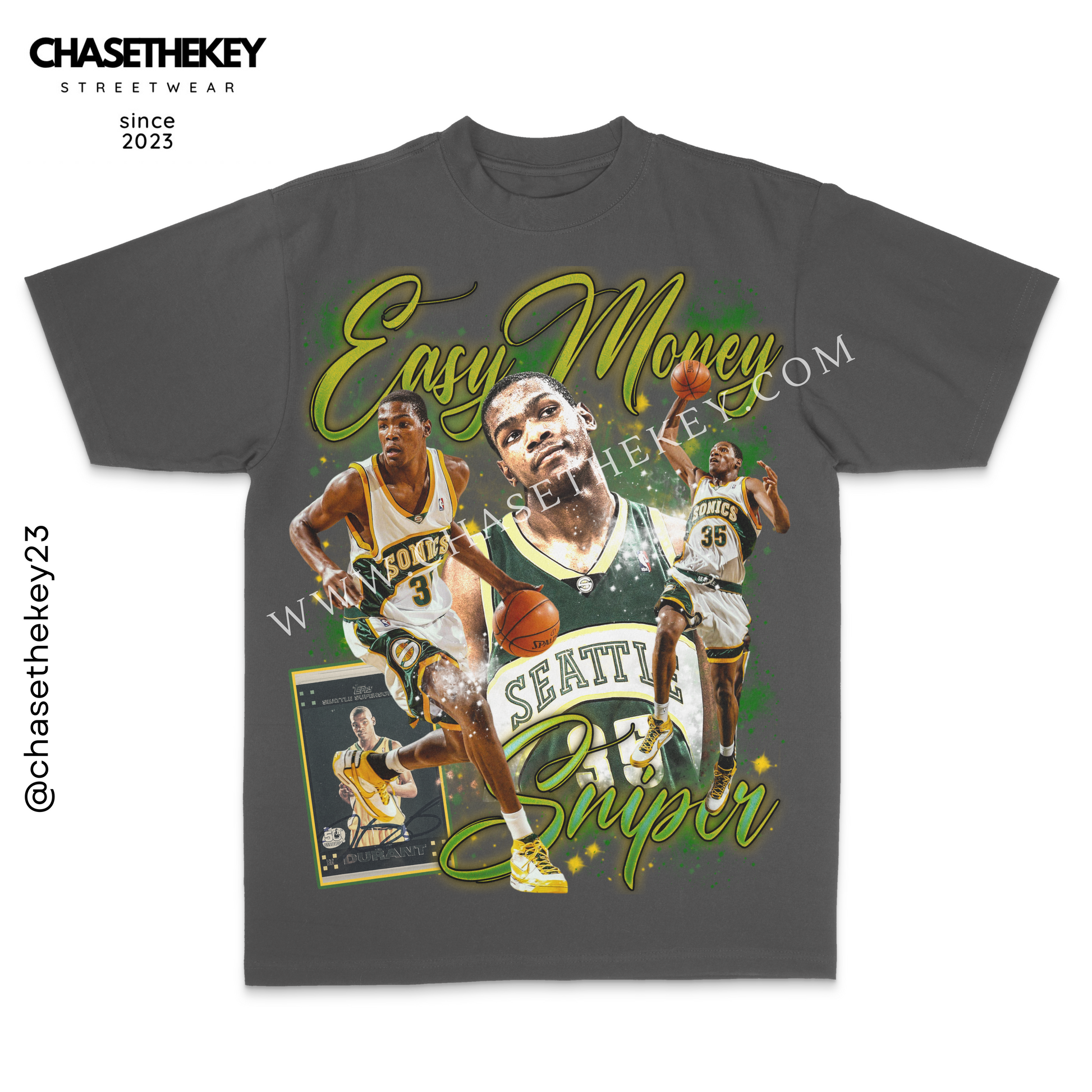 Kevin Durant Sonics throwback shirt