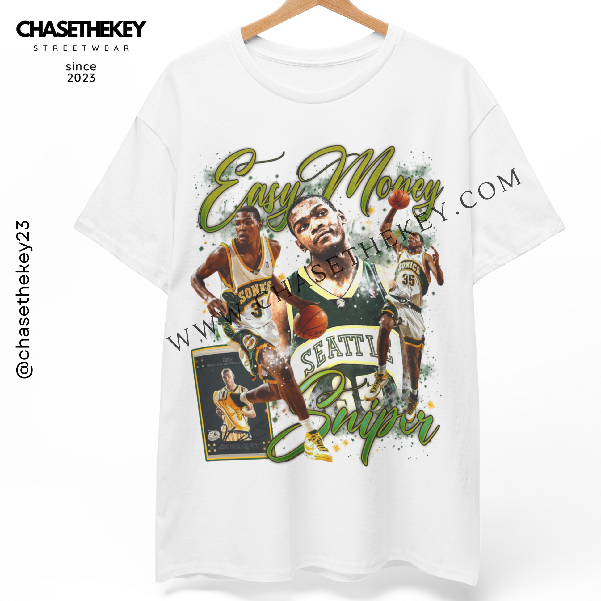 Kevin Durant Sonics throwback shirt